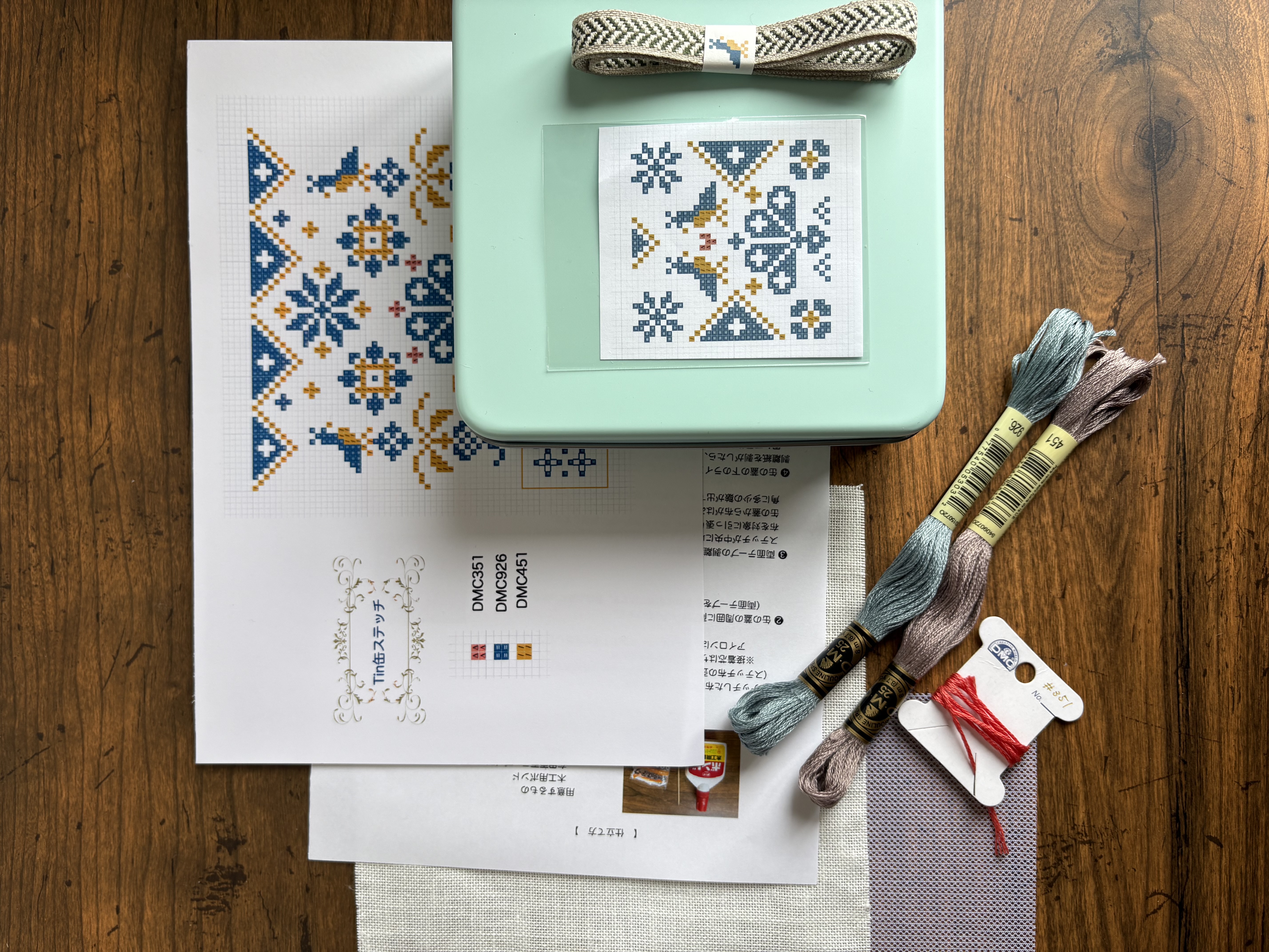 Tin缶ステッチリメイクキットの画像2