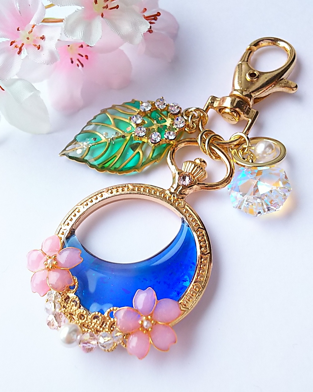 月夜桜🌸キーホルダーの画像2