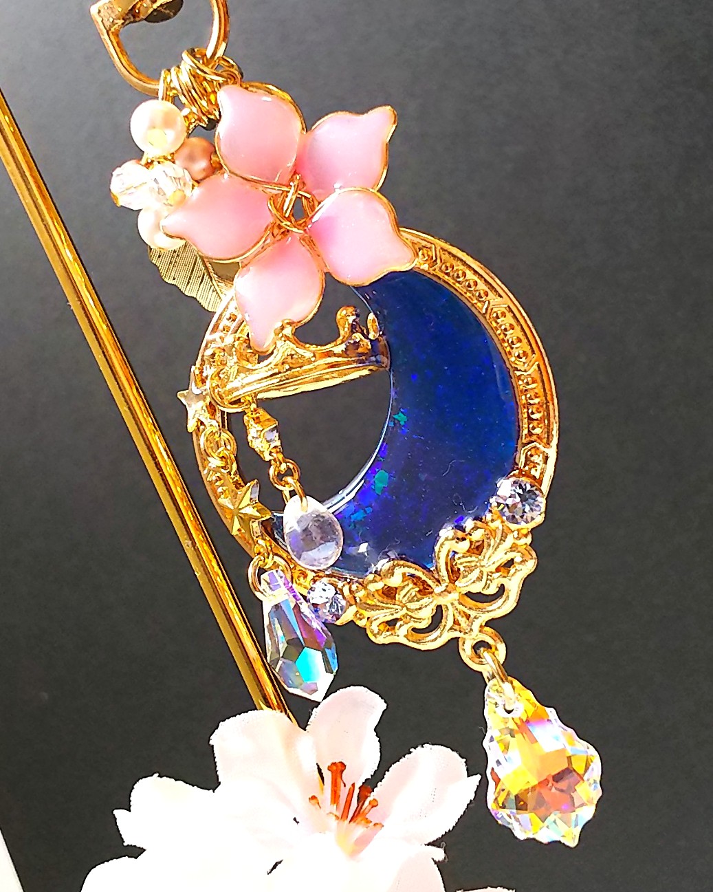 月夜桜シャンデリアキーホルダー🌸の画像2