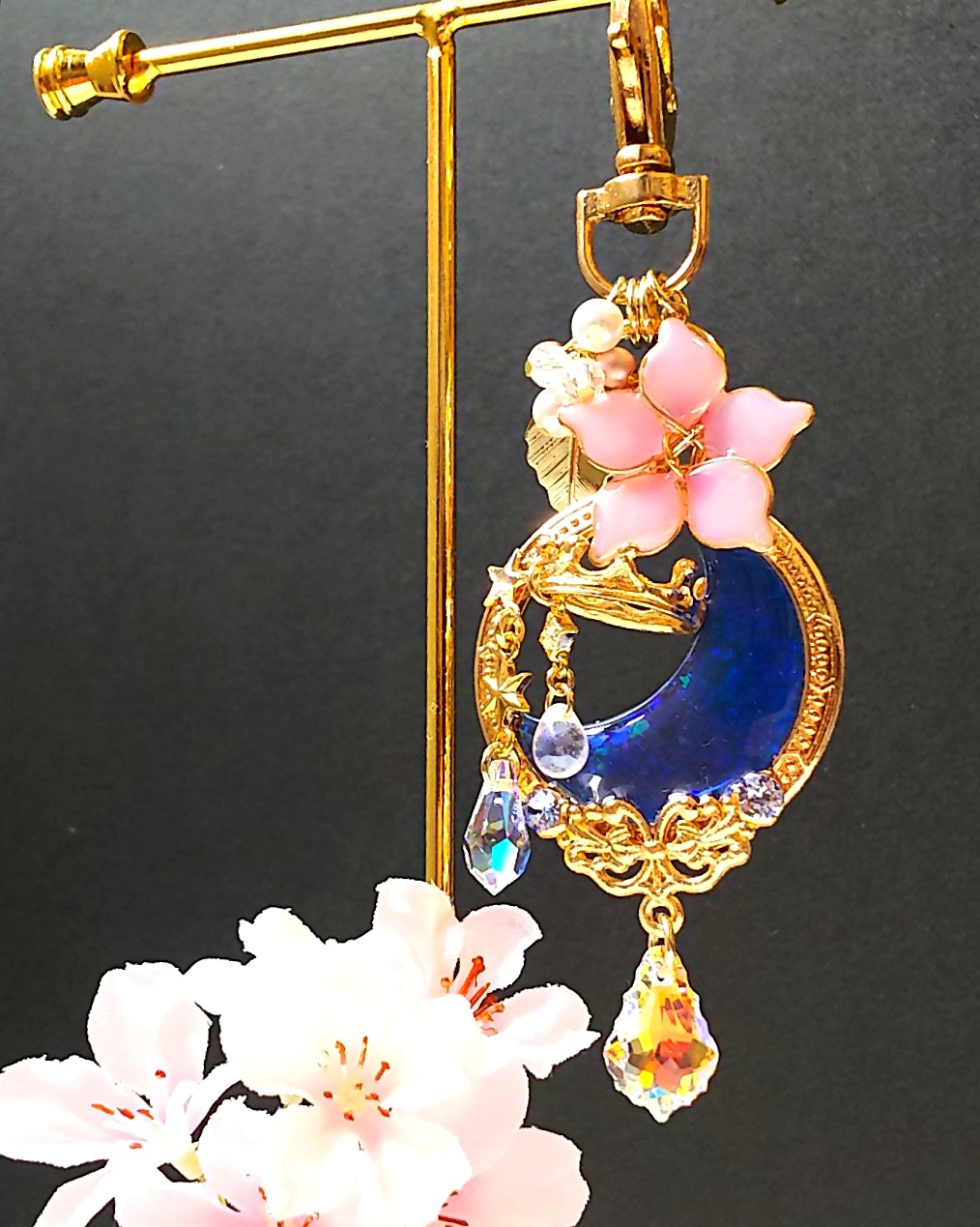 月夜桜シャンデリアキーホルダー🌸の画像3