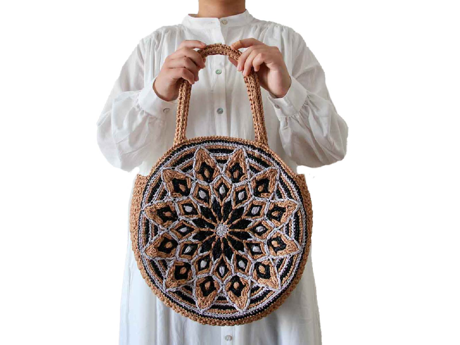 【キット】〈かぎ針編み〉アフリカンモチーフのパッチワークブルゾンの画像2