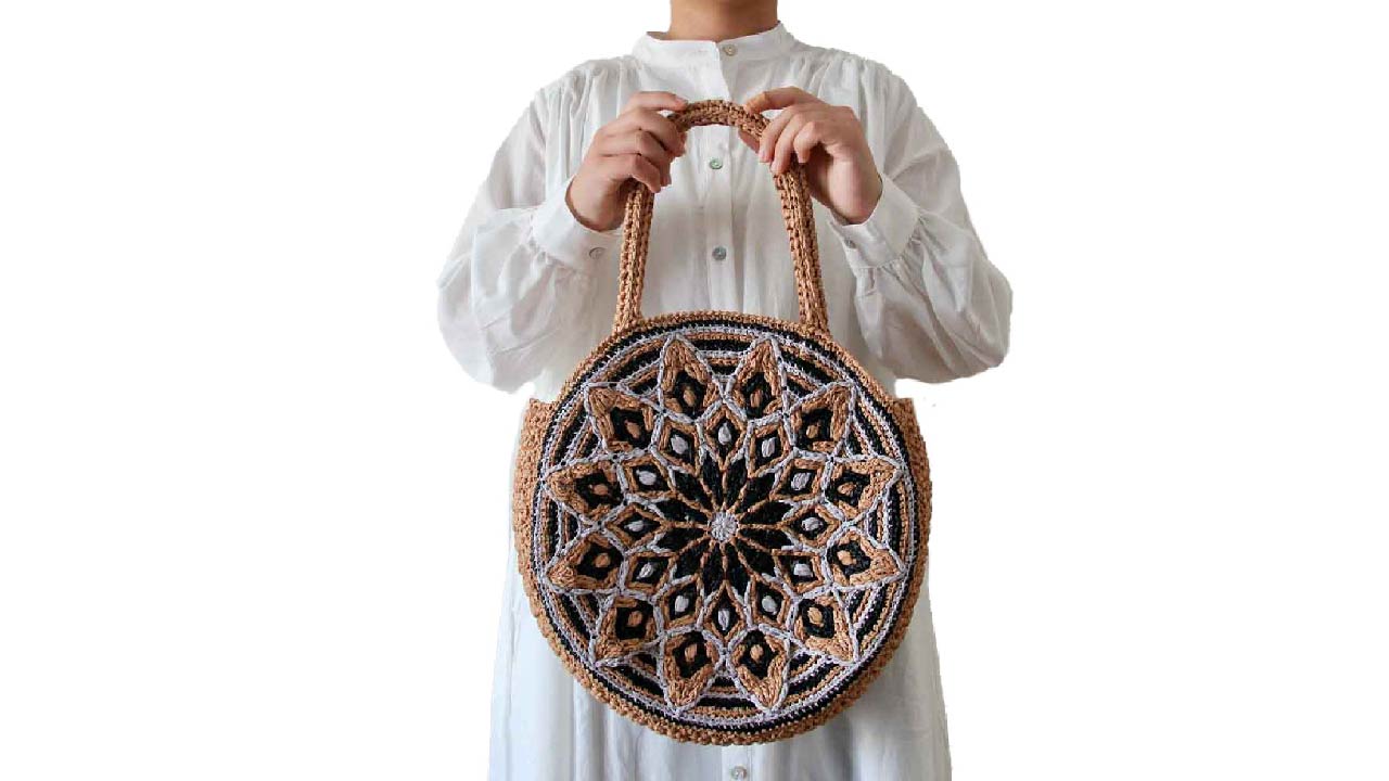 【キット】〈かぎ針編み〉曼荼羅バッグの画像2