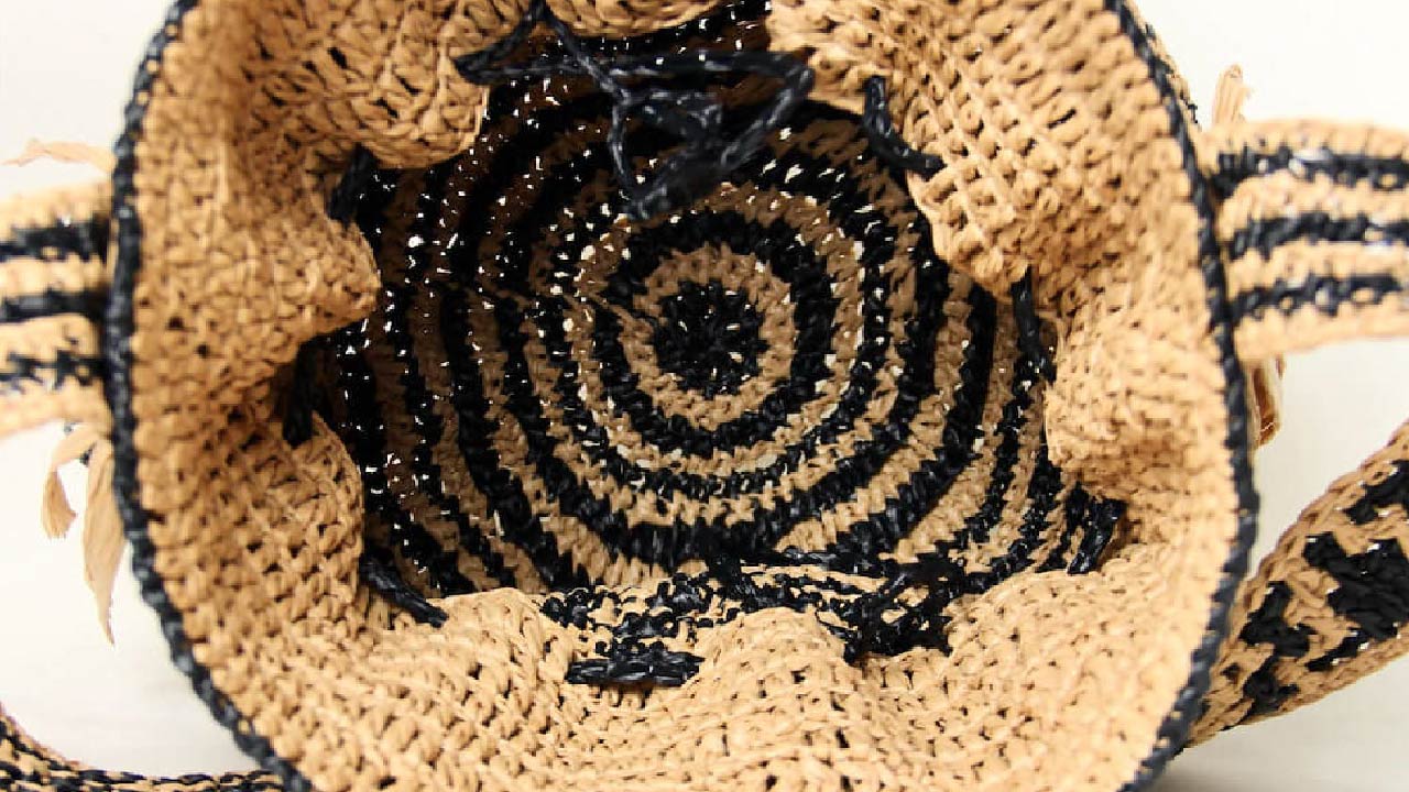 【キット】〈かぎ針編み〉曼荼羅バケツショルダーの画像9