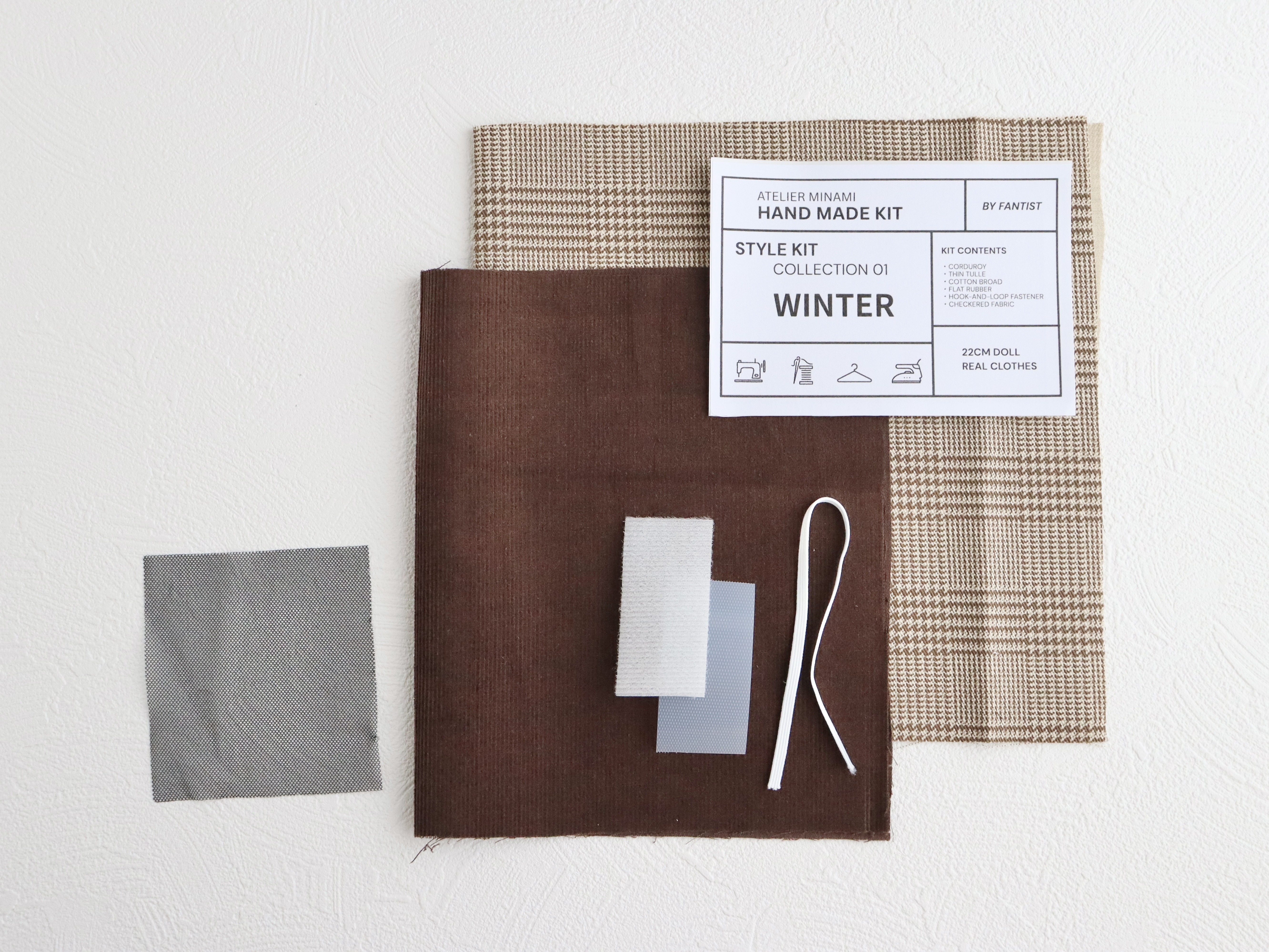 22cmドール服制作キット｜Winterの画像2