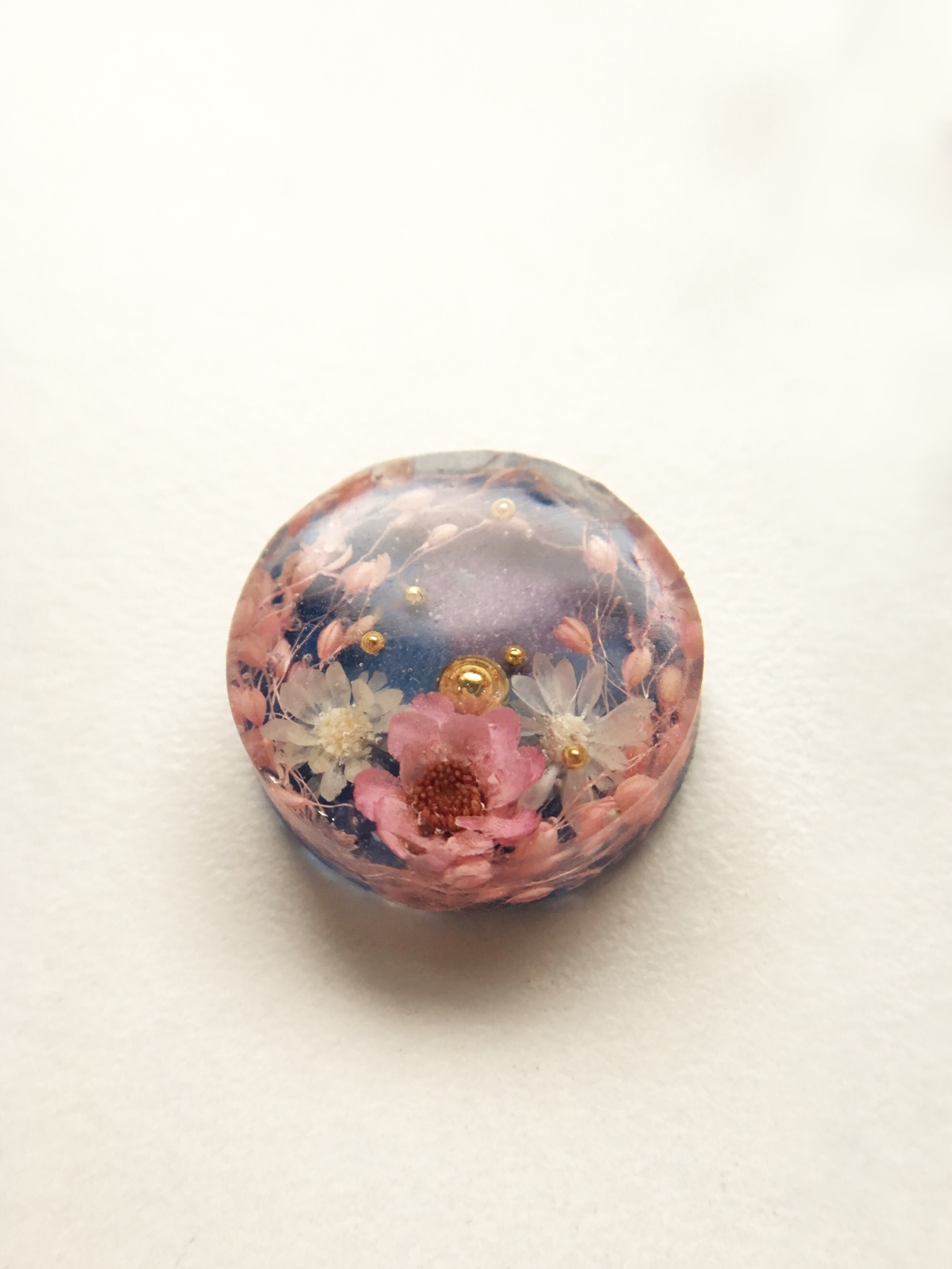 🌸受注製作🌸 Spring Sunset Sky and Beautiful Flower (ピアス・イヤリング)の画像3