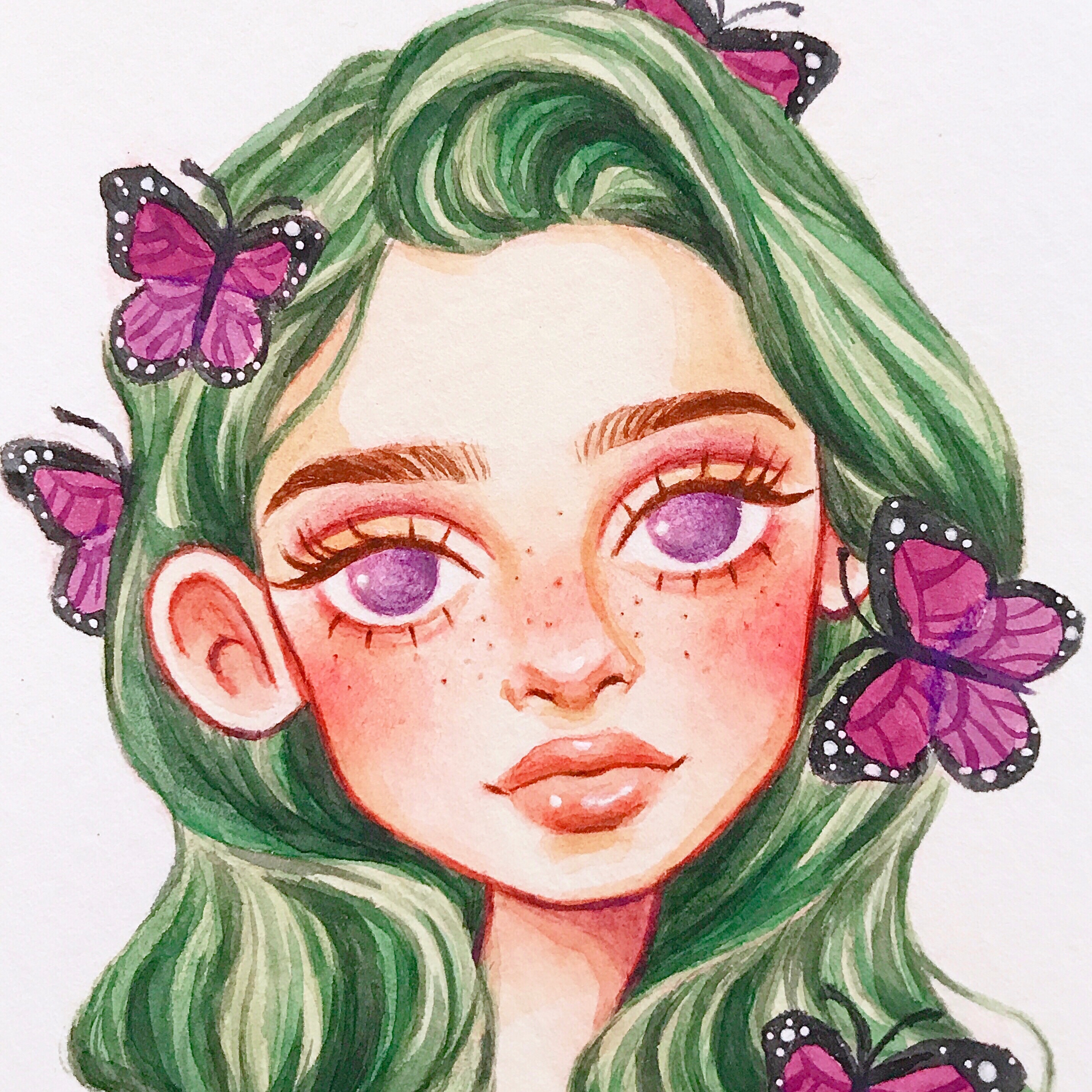 原画＊はらっぱと少女の画像3