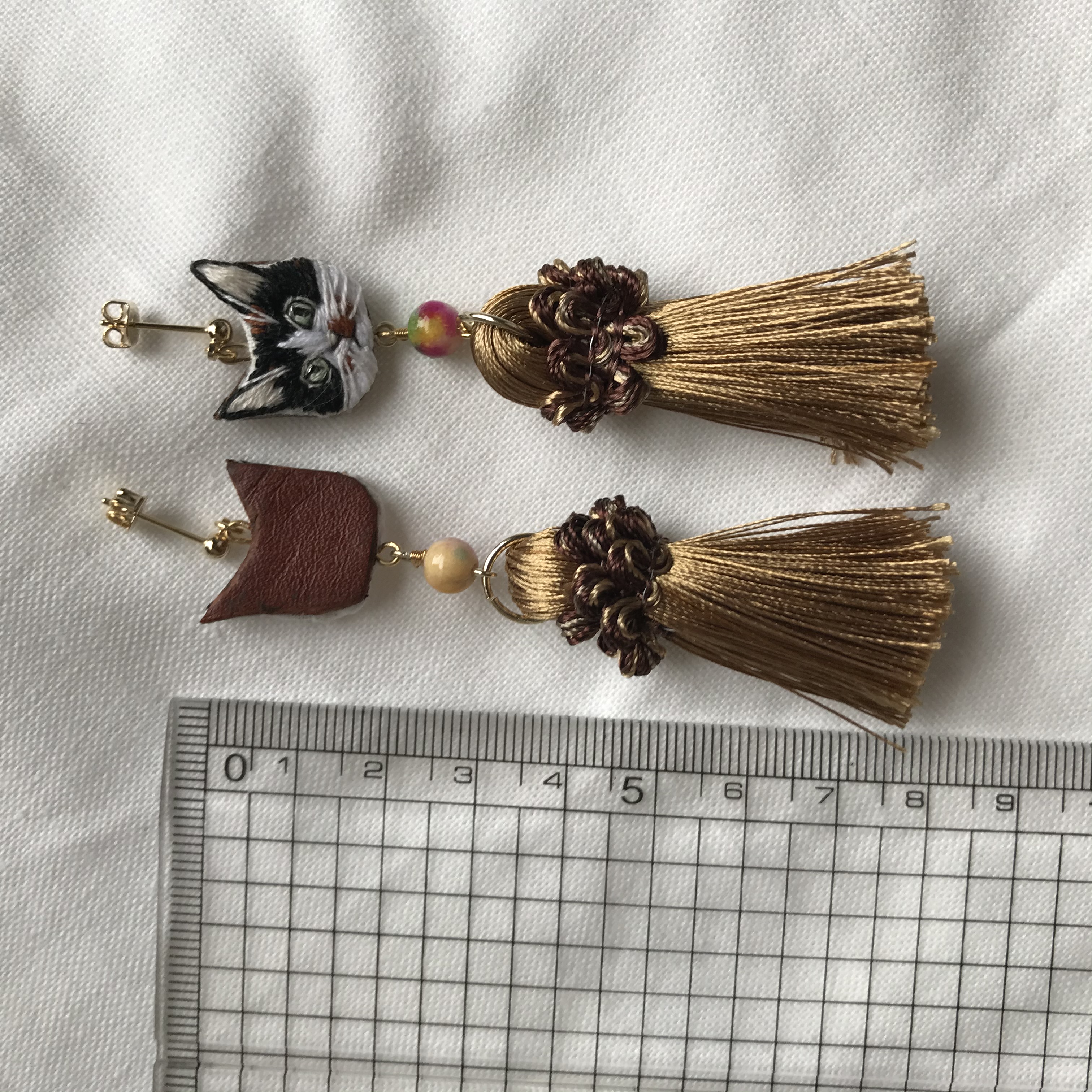 キャットフリンジピアス(イヤリング)の画像2