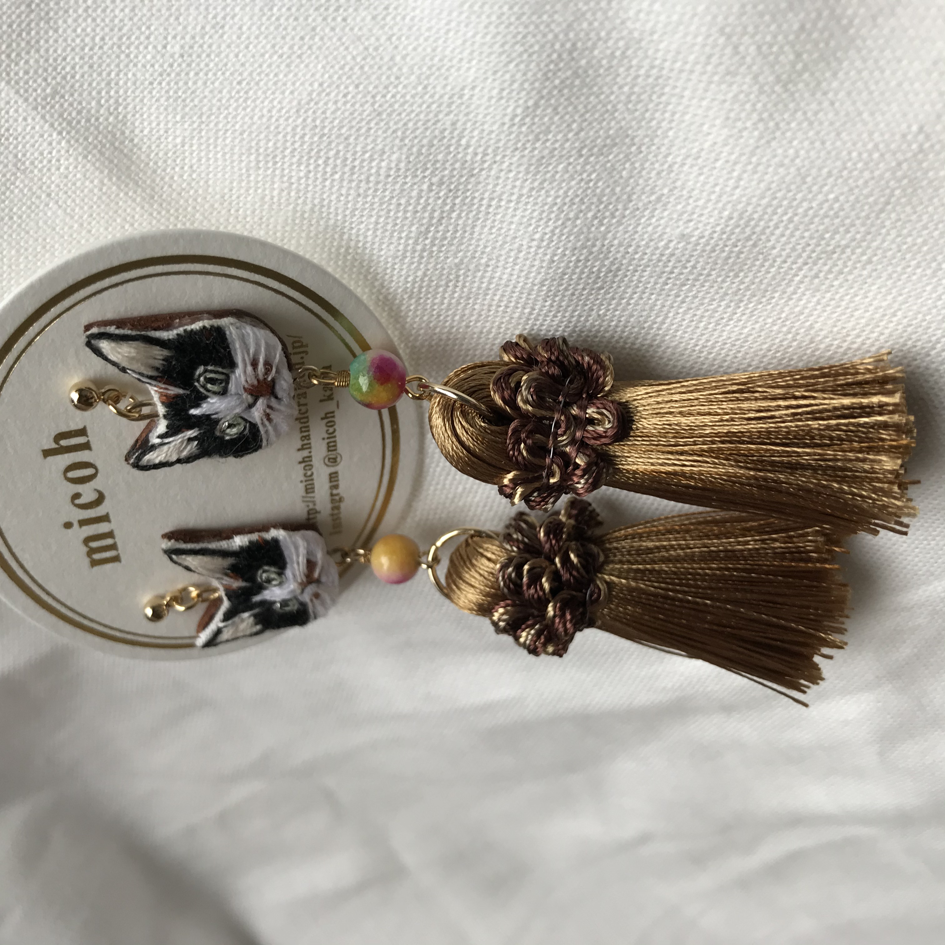 キャットフリンジピアス(イヤリング)の画像3