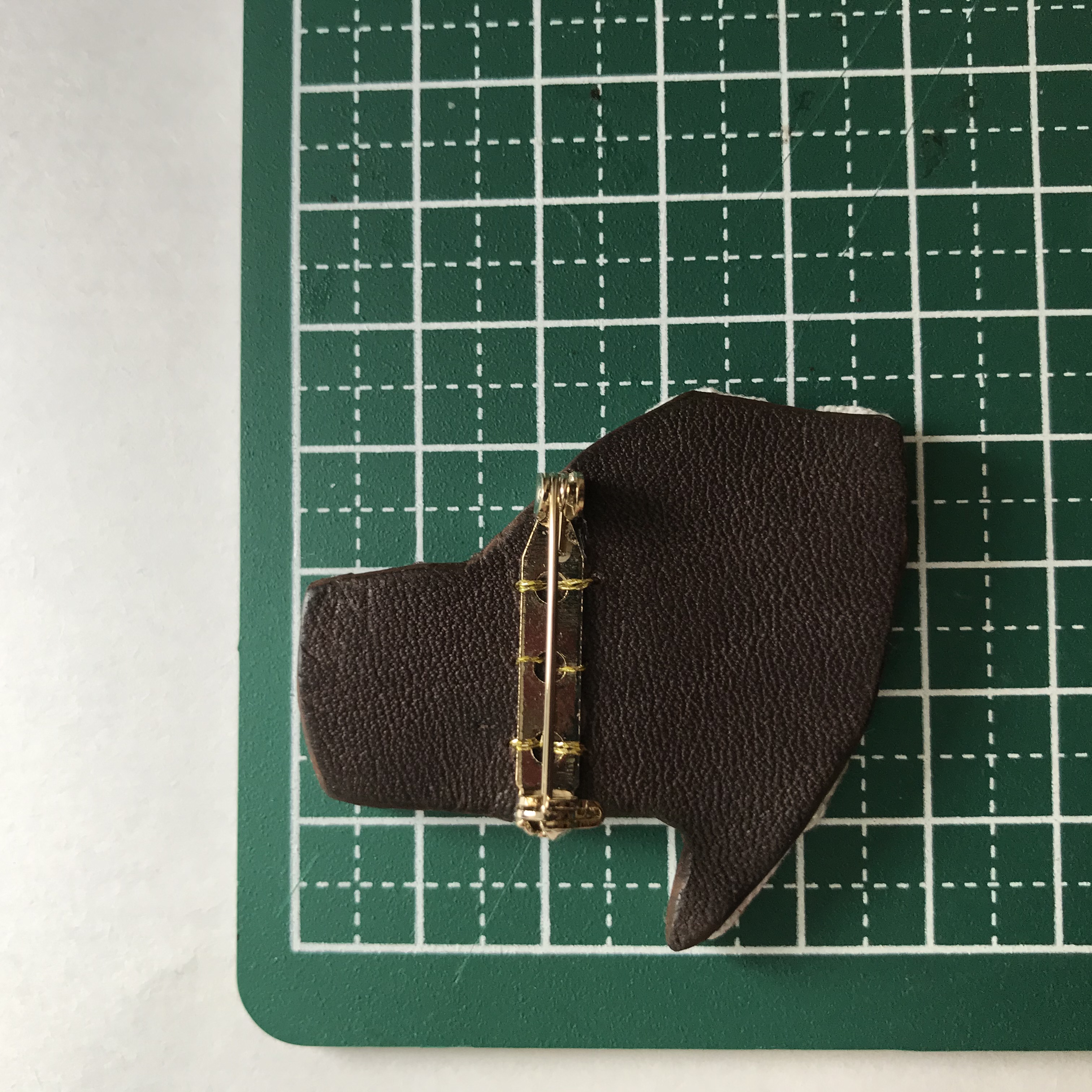 スコティッシュフォールド　ブローチの画像2