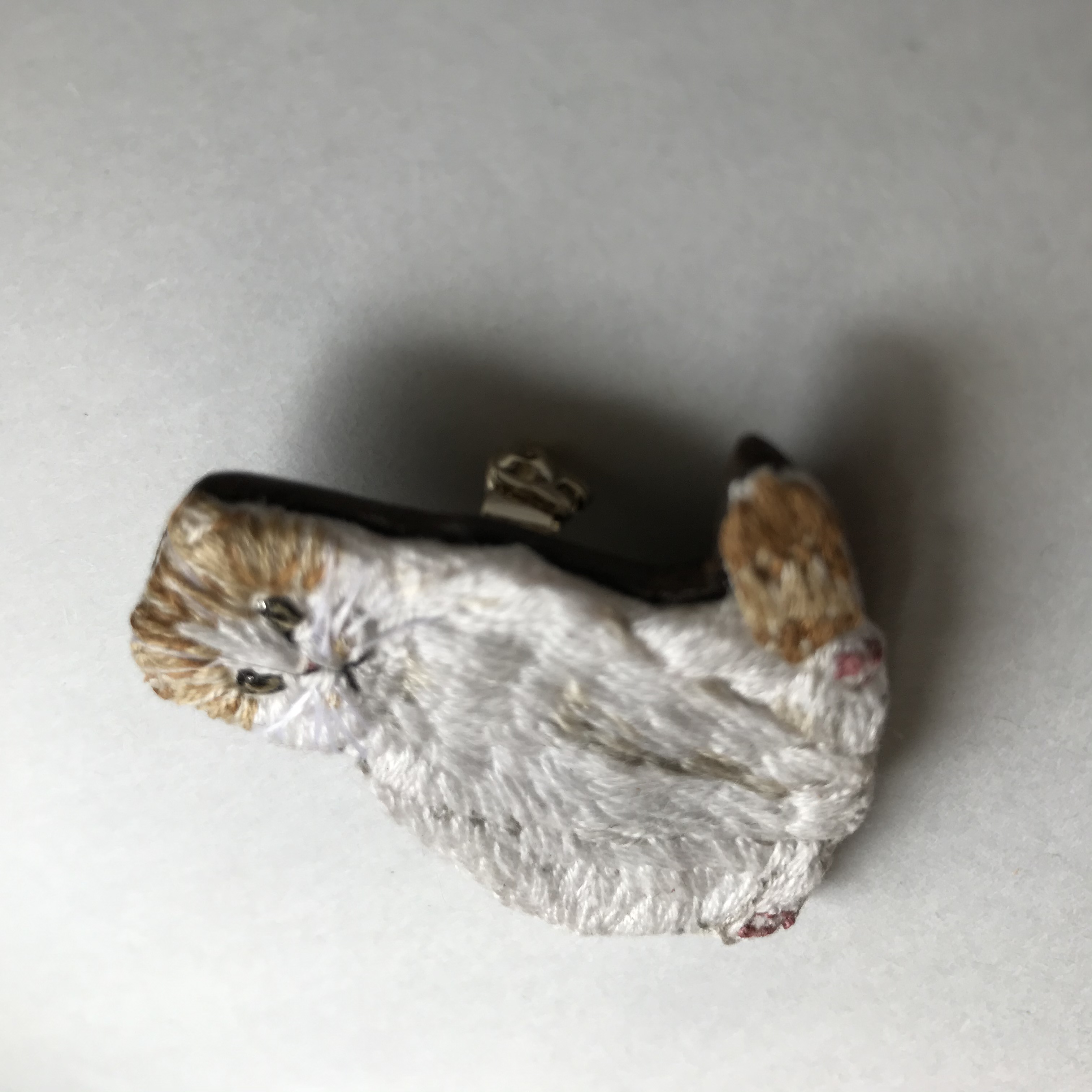 スコティッシュフォールド　ブローチの画像3