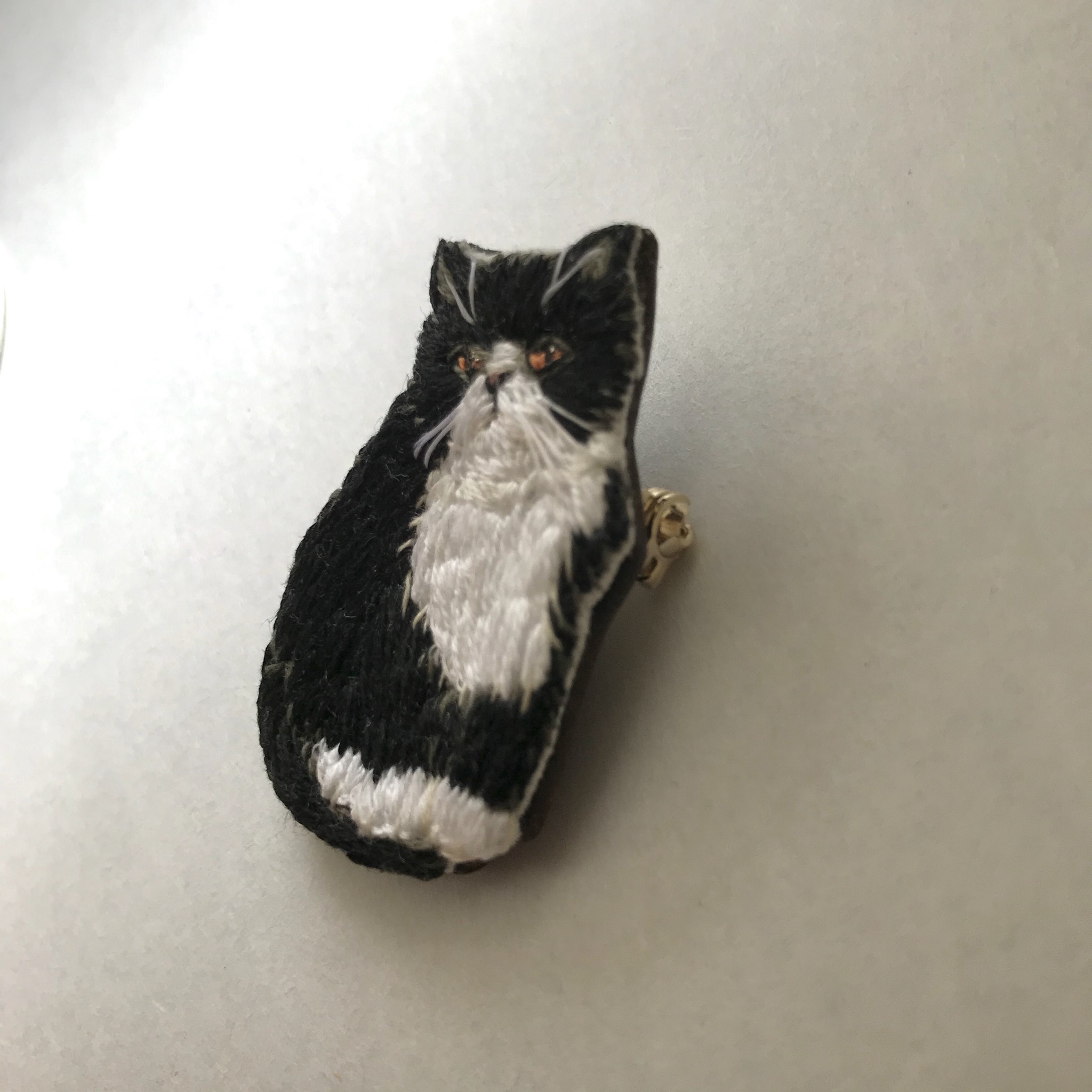 エキゾチックショートヘア　ブローチの画像3