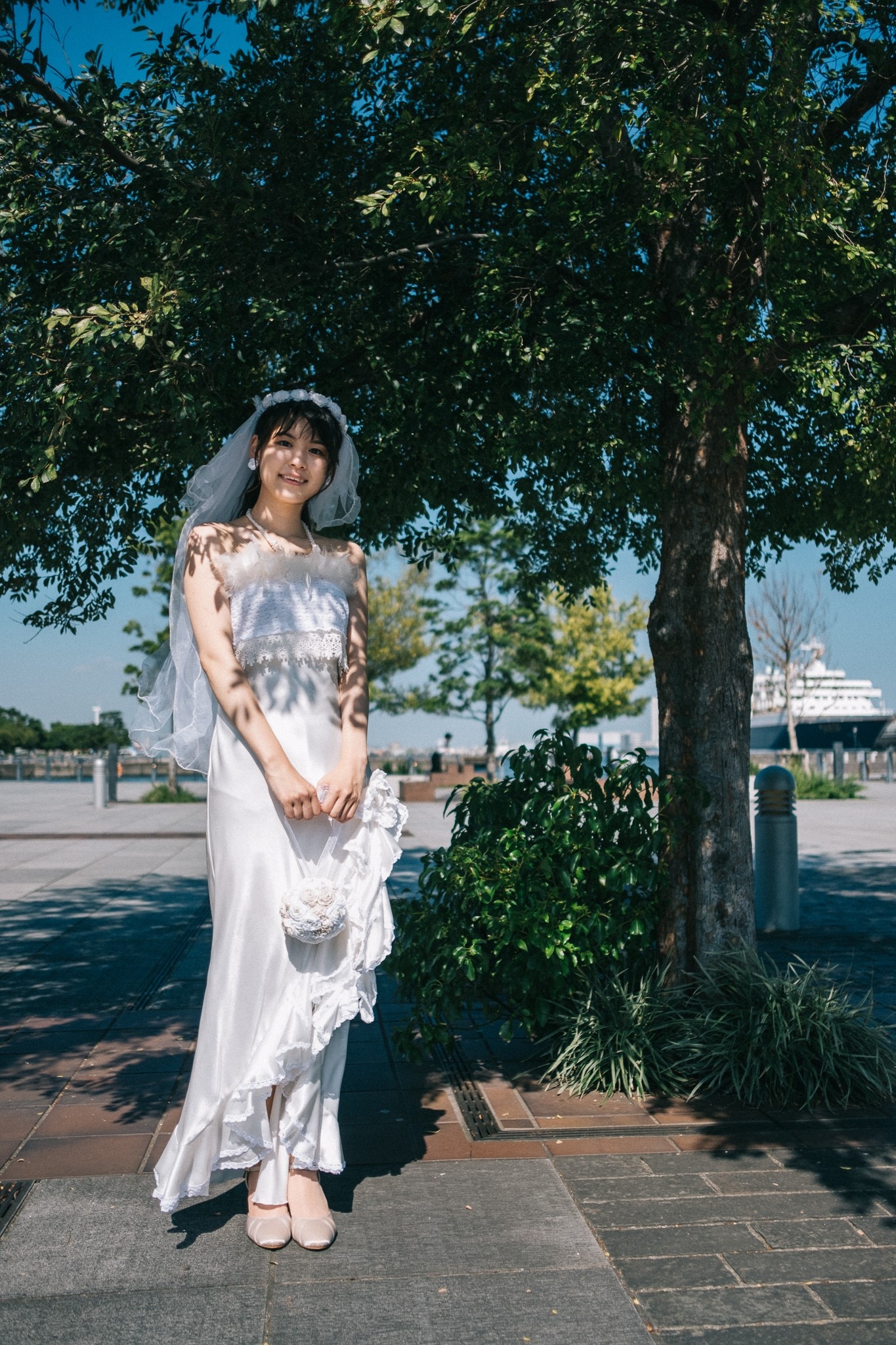 【受注製作】ボールブーケ　クロッシェフラワーモチーフの画像5