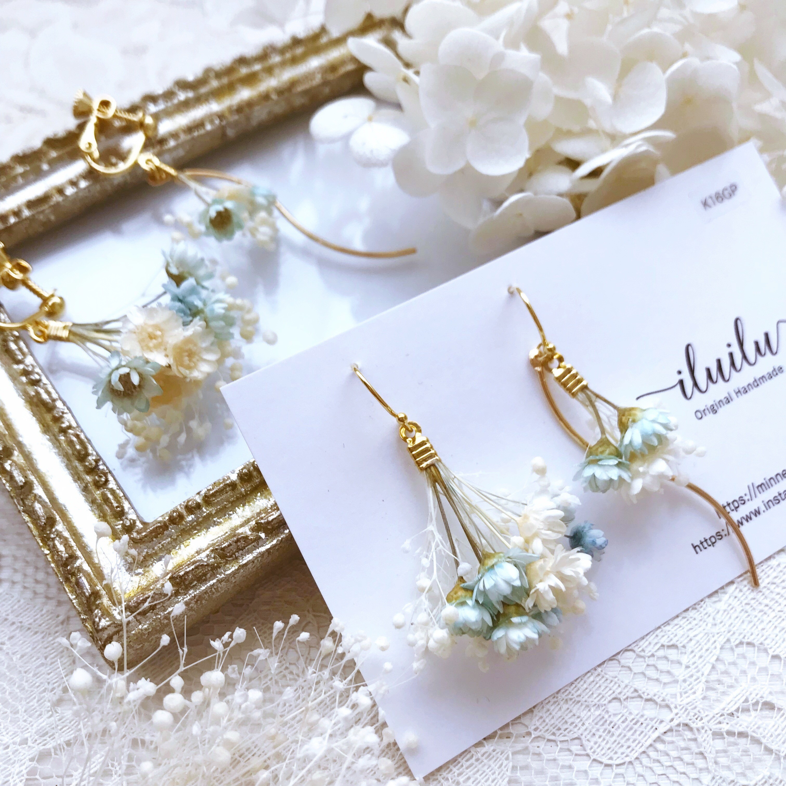 bouquet-Starflower-light blue×whiteの画像3