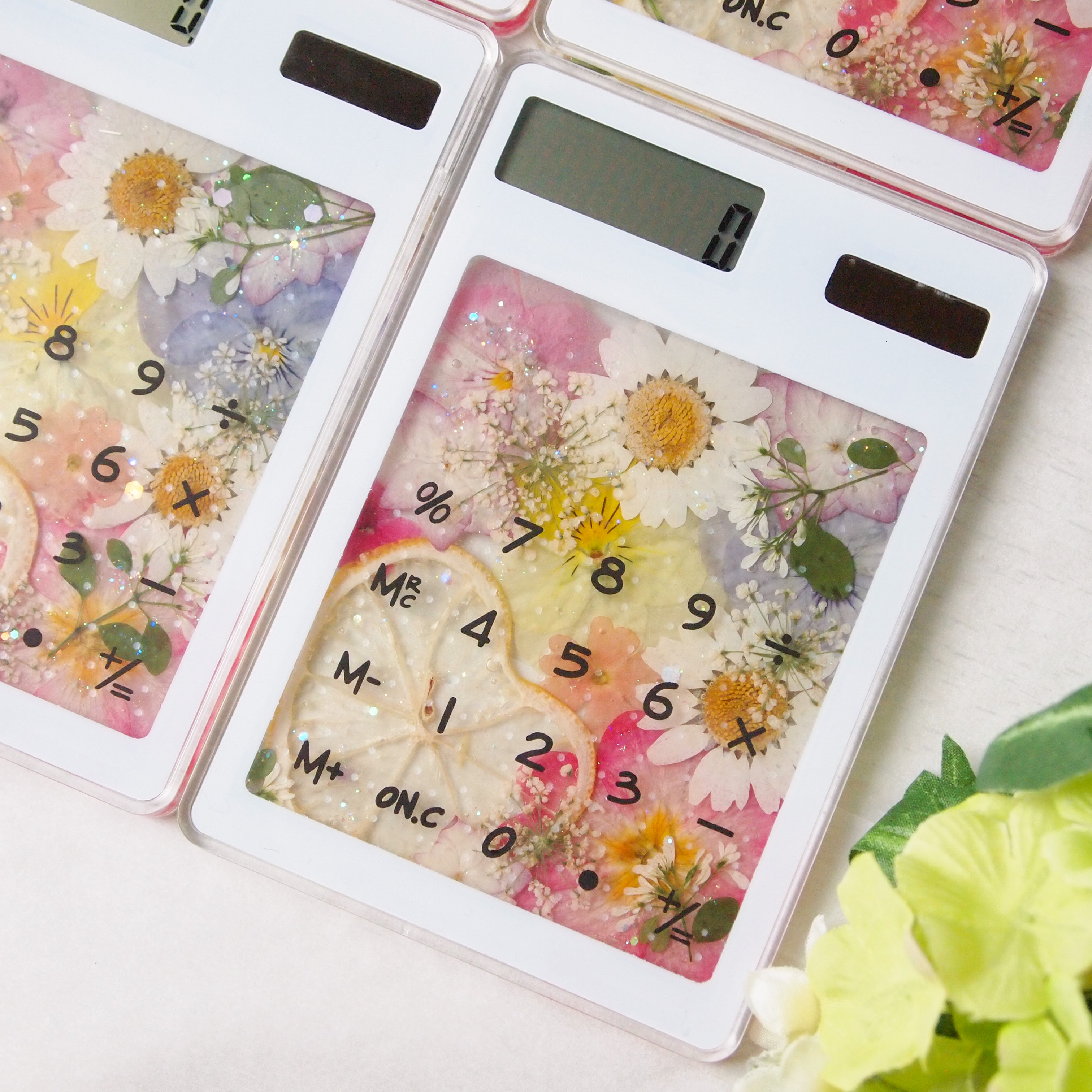 押し花電卓（ラプンツェル×ハートレモン）の画像4