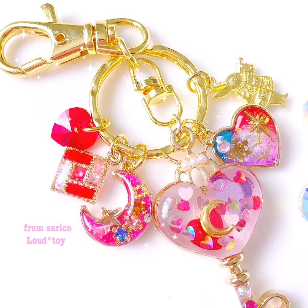 ハート鍵チャームの画像2
