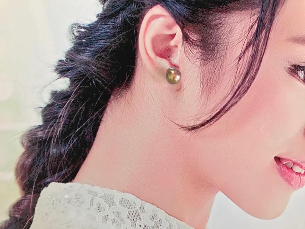 K14GF エジソンパール セミバロック スタッドピアス Dの画像5