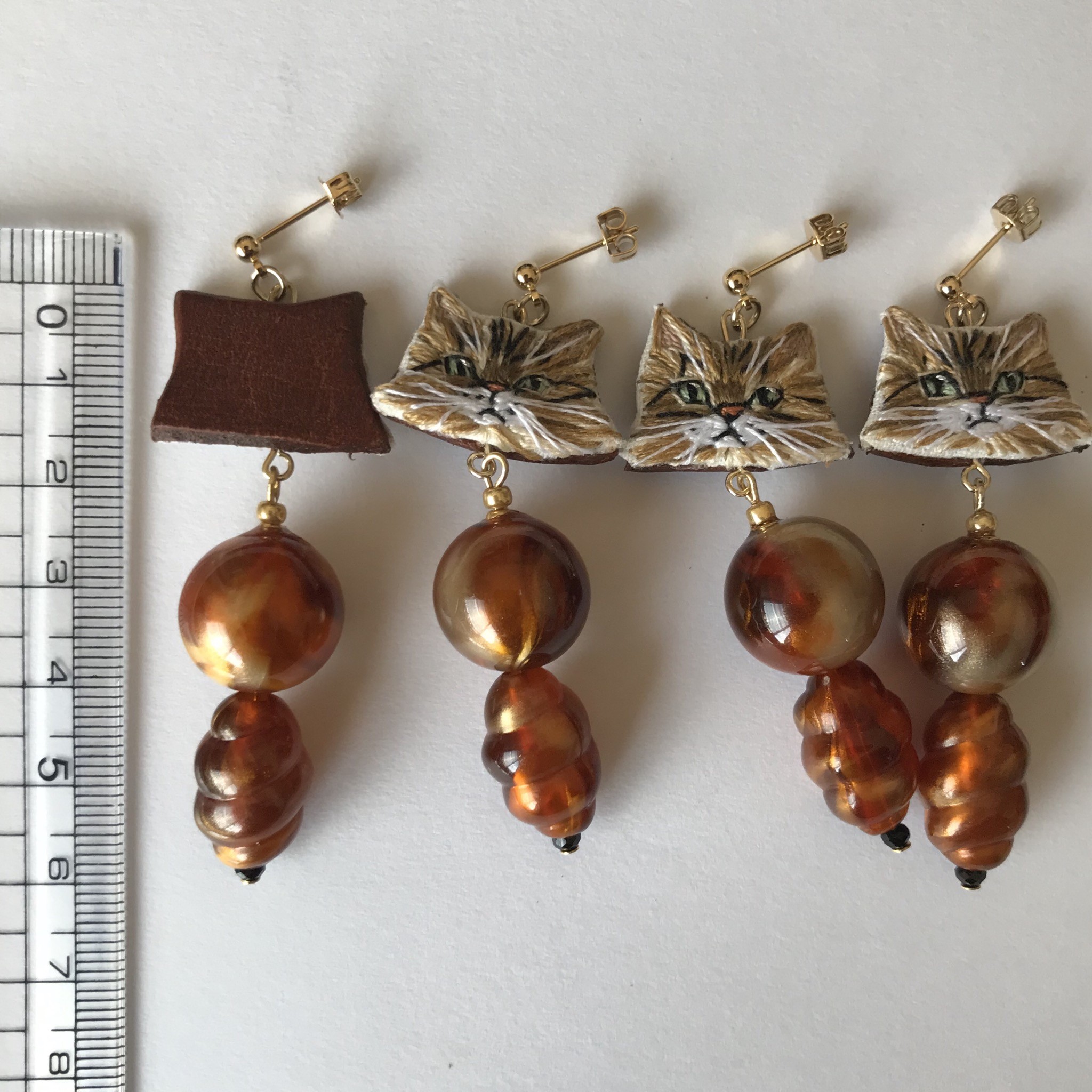 チンチラゴールデン ピアスの画像2