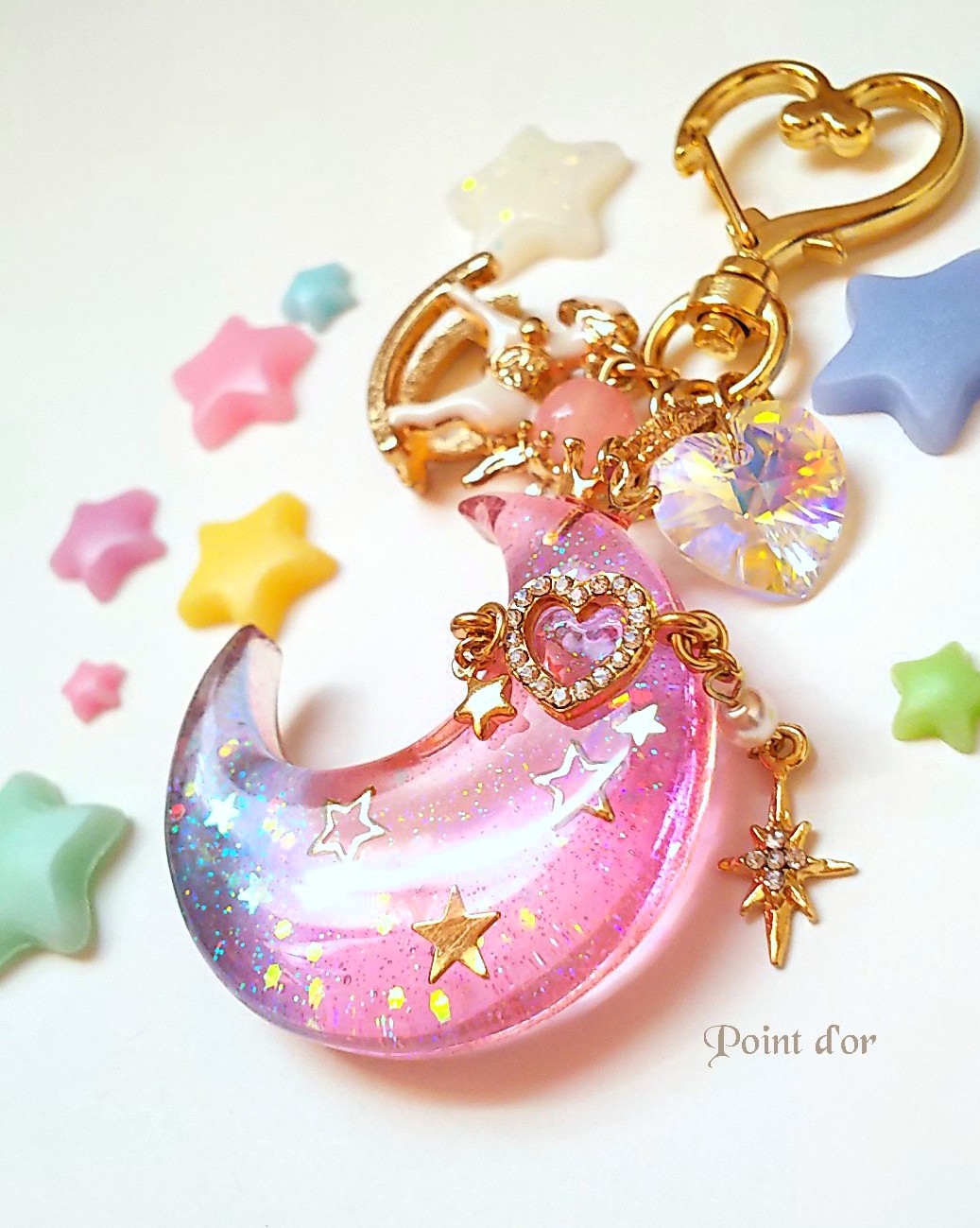 Twinkle moon キーホルダー🌟の画像3