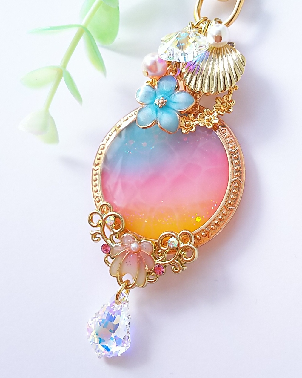 レインボーマリンキーホルダー🌺の画像2