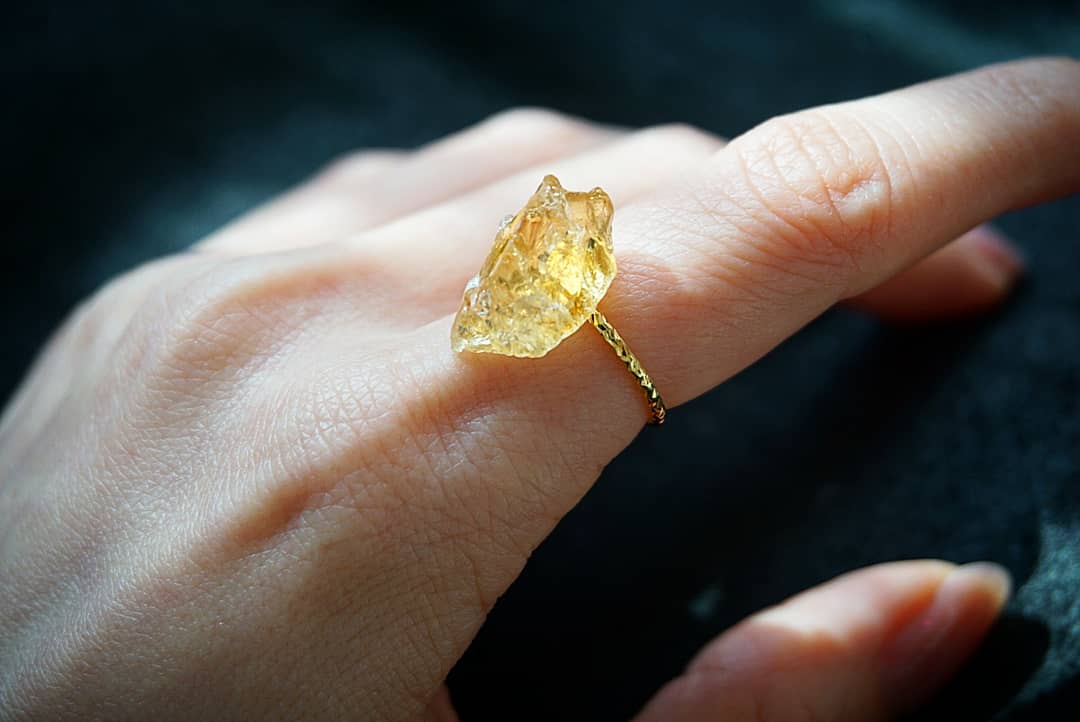 天然石リングの画像2