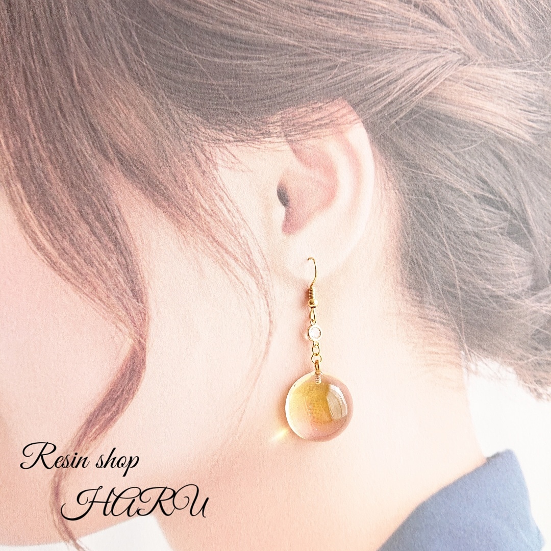 昼下がりのオーロラ。*・°レジンピアス・イヤリングの画像3