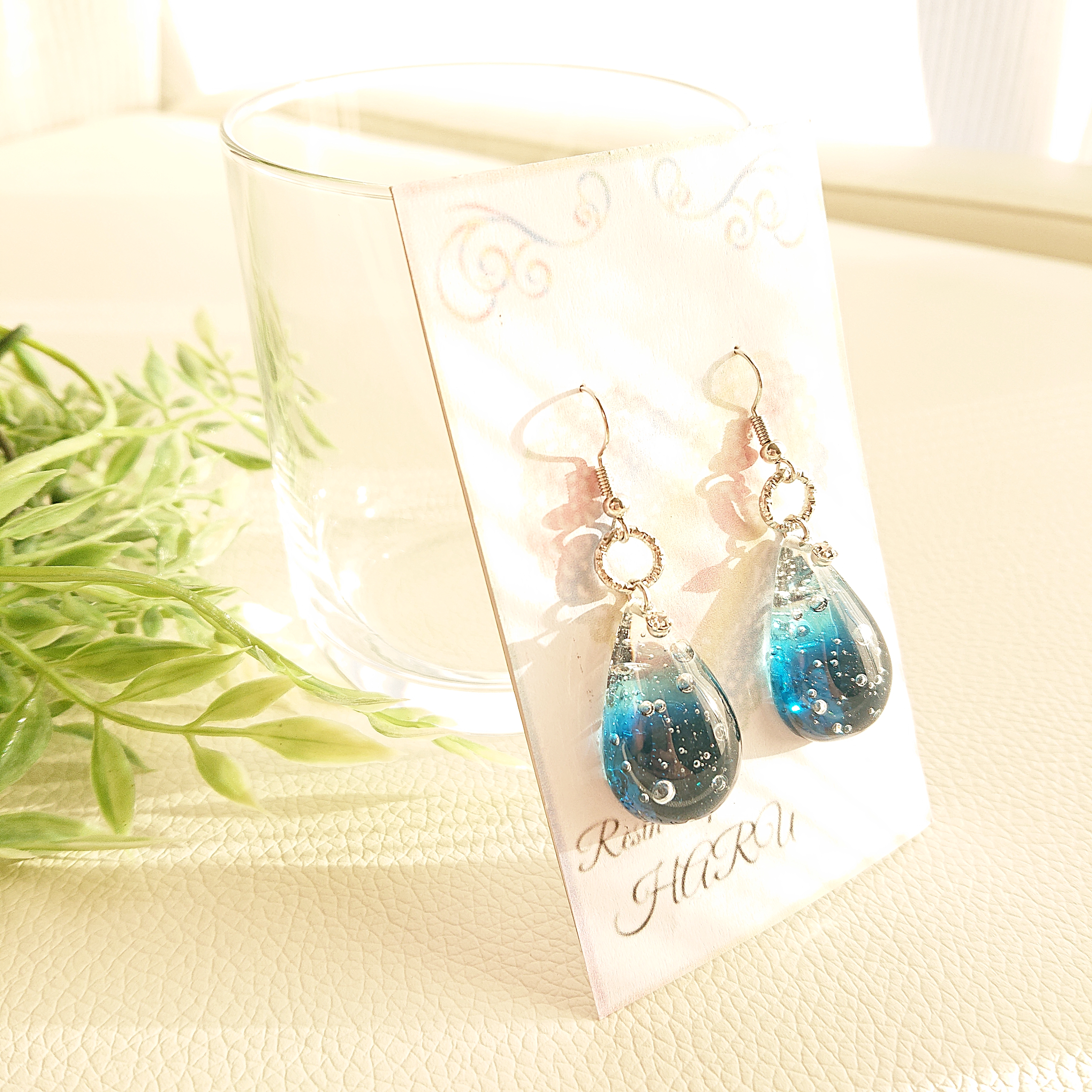 ❇️神秘の深海❇️レジンピアス・イヤリングの画像2