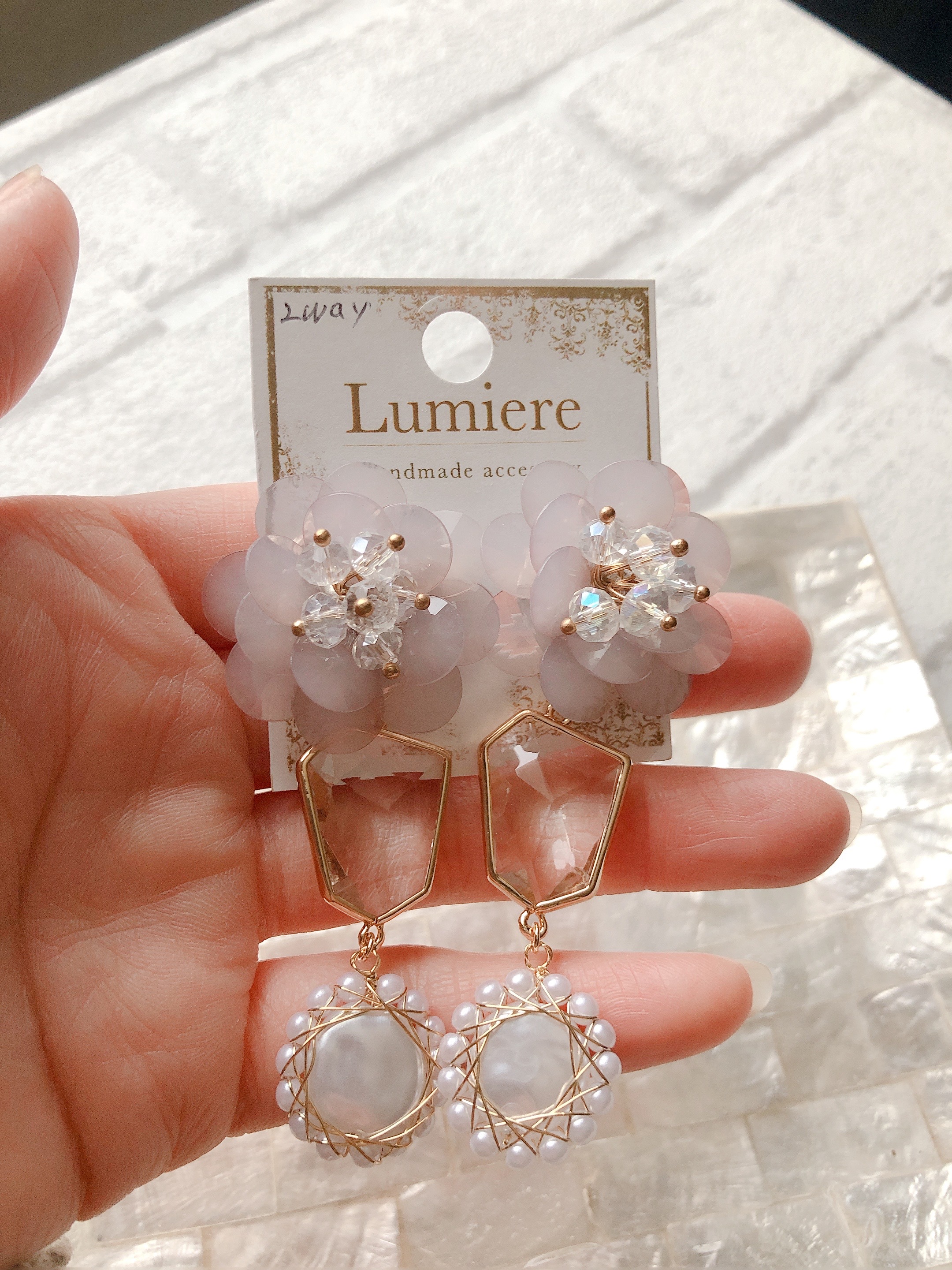 2wayイヤリング/グレービーズフラワーの画像2