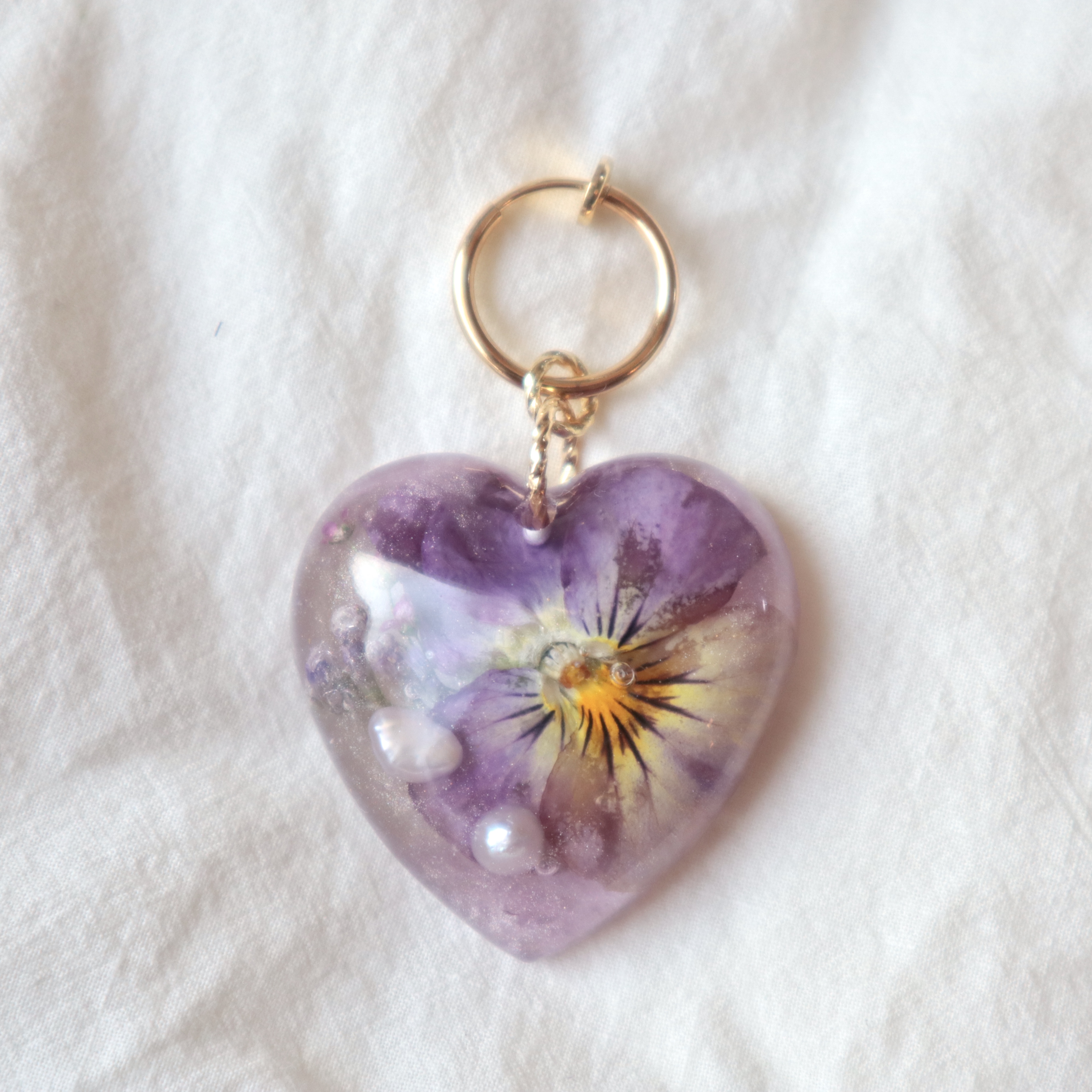 ビオラのバッグハートピアス/イヤリングの画像4