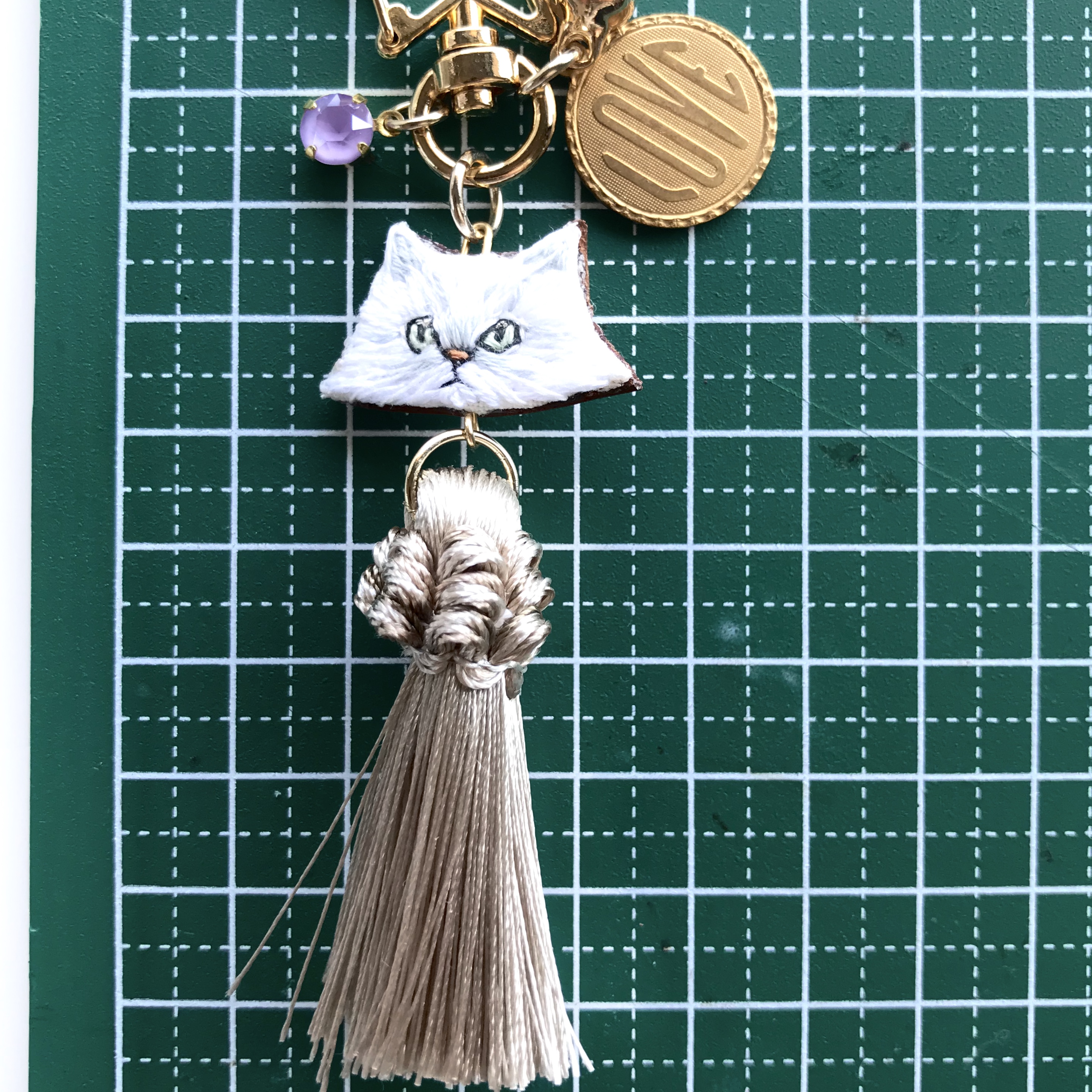 キャットタッセル　キーホルダーの画像3