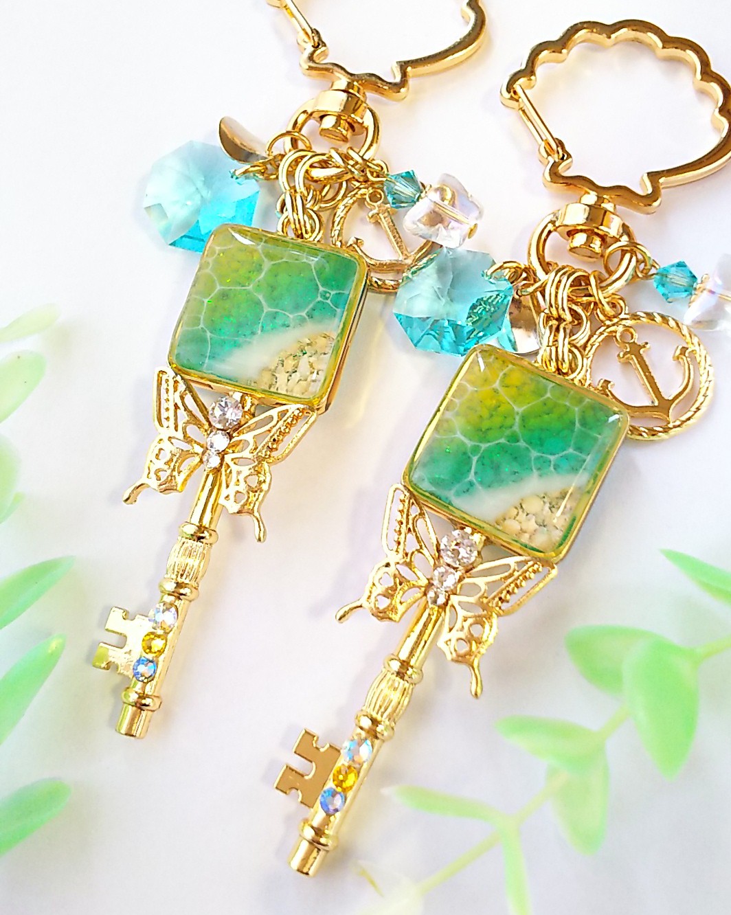 蝶と海のキーホルダー🏖️の画像2