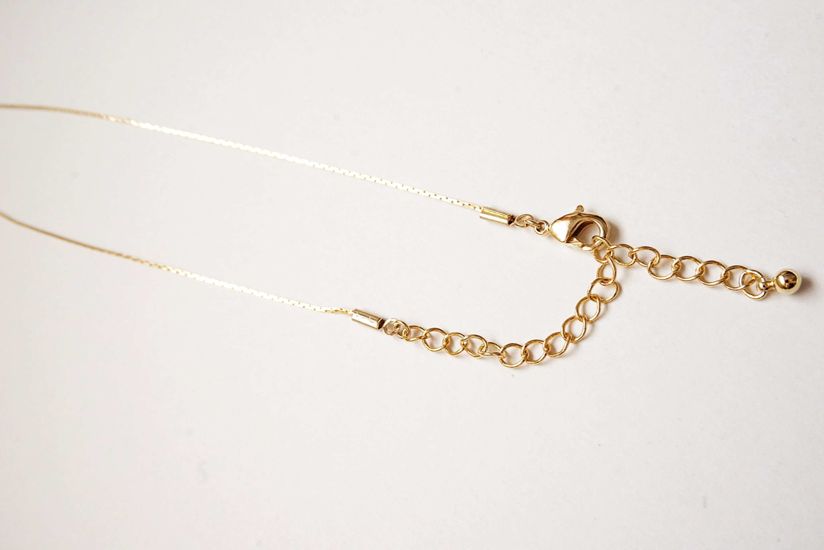 ドイツ製ガラスネックレス(オーバル)バラの画像3