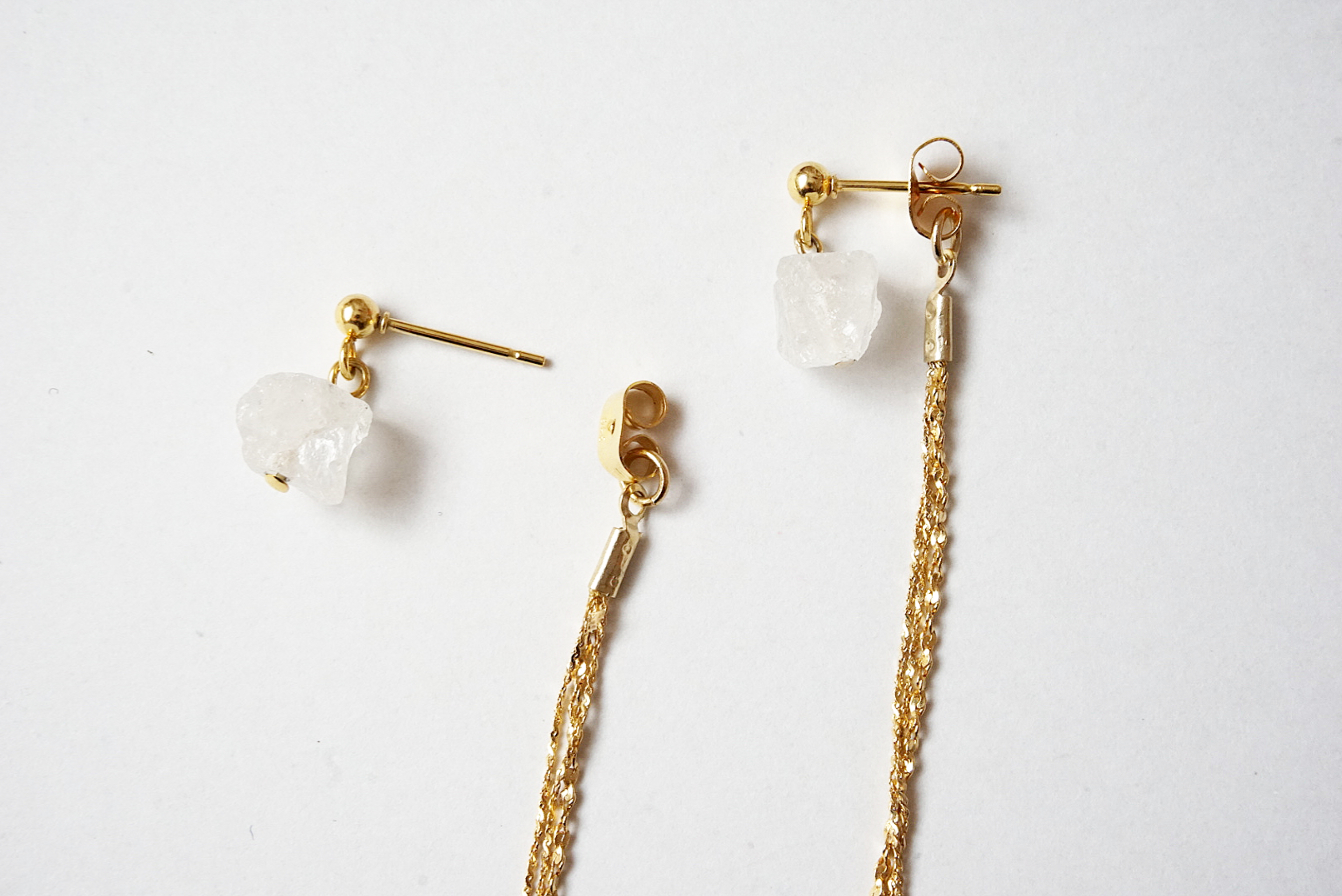 水晶×華奢チェーン(ゴールド)の画像3