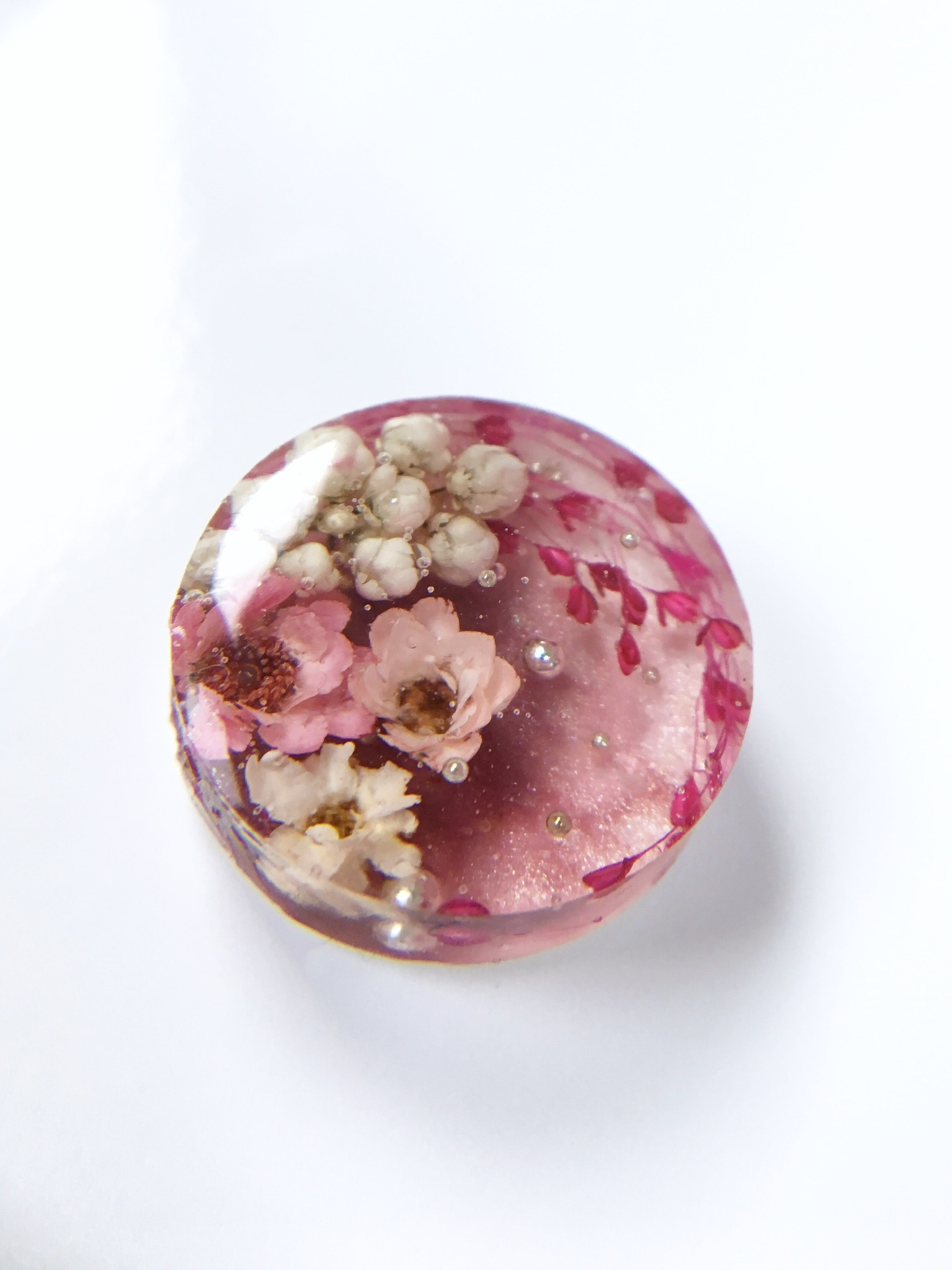 🌸受注製作🌸 Framboise Sky and Beautiful Flower (ピアス・イヤリング)の画像2