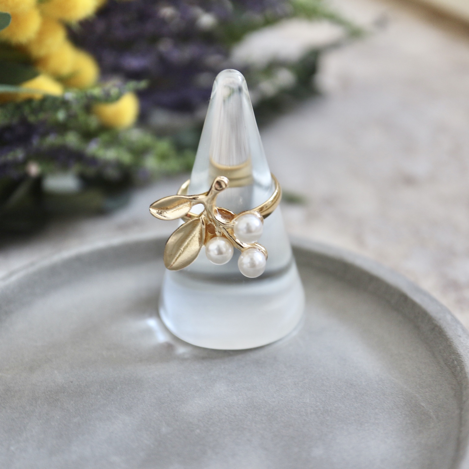 パールの実フェミニンリング（フリーサイズ13号〜）の画像4