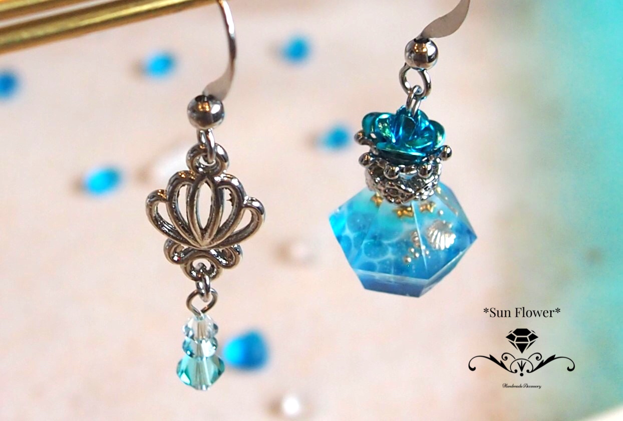 海の小瓶の耳飾りの画像2