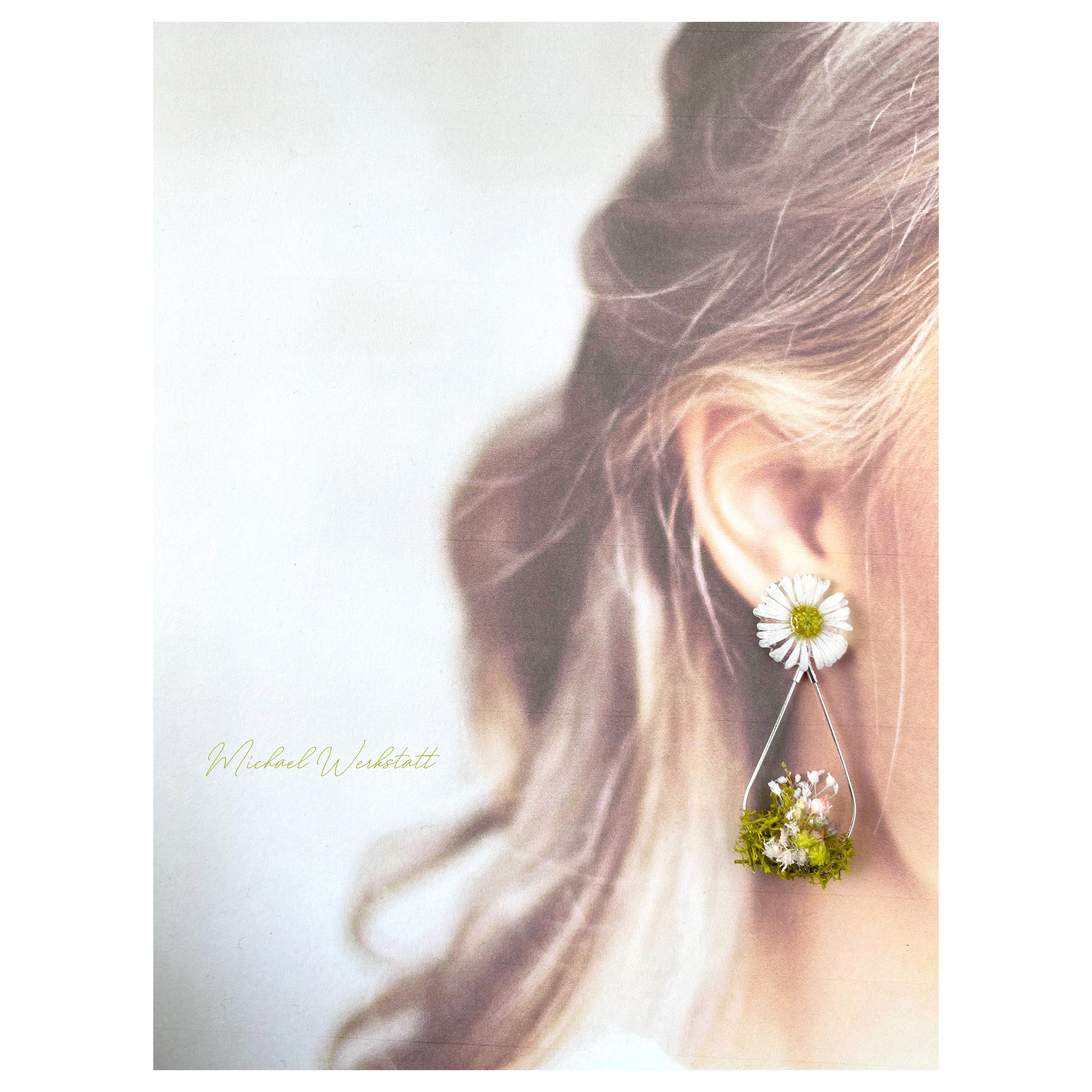 2way 一輪花と小花のコンテナピアスの画像3