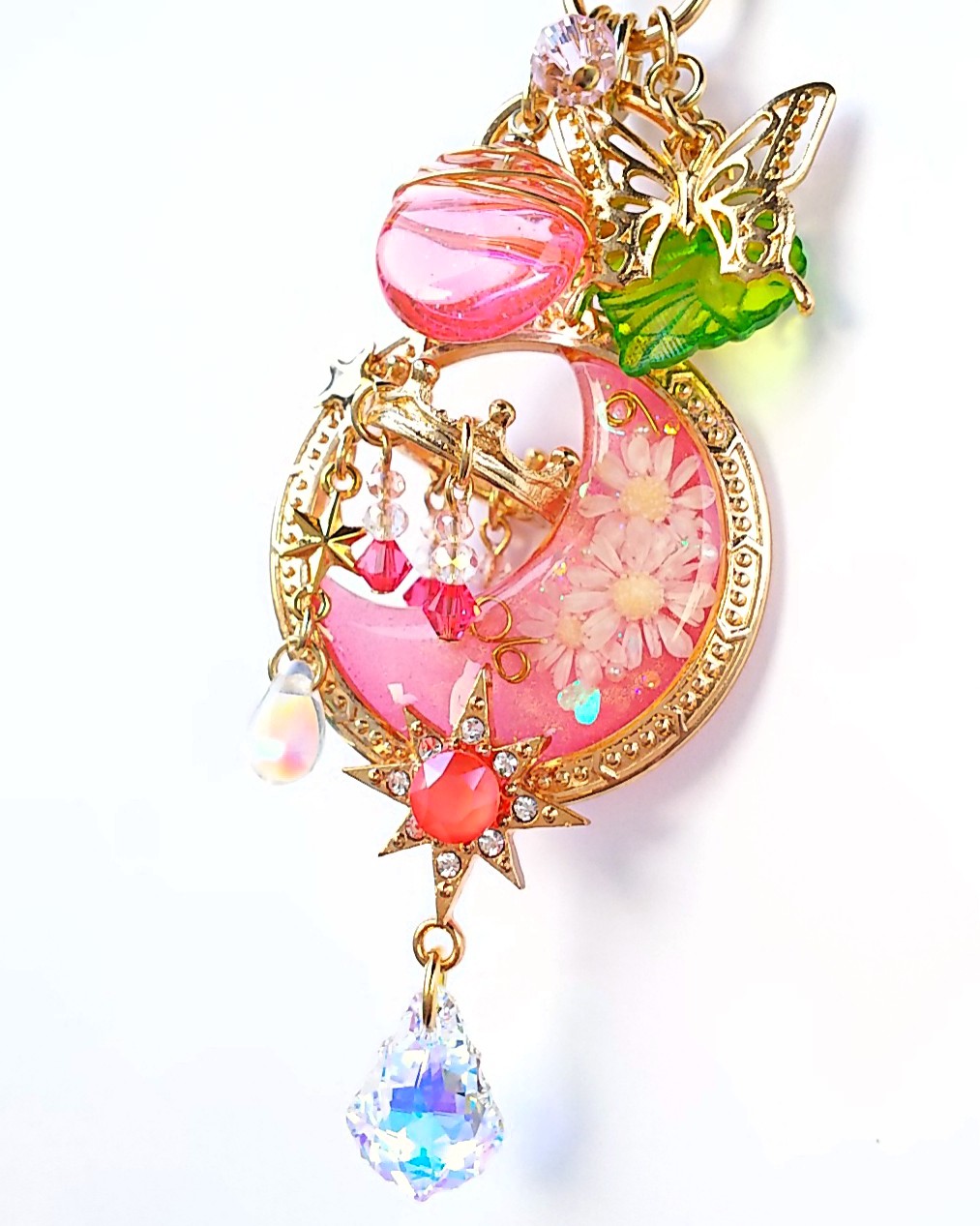 ピンクゴールドムーンシャンデリア🍑の画像3