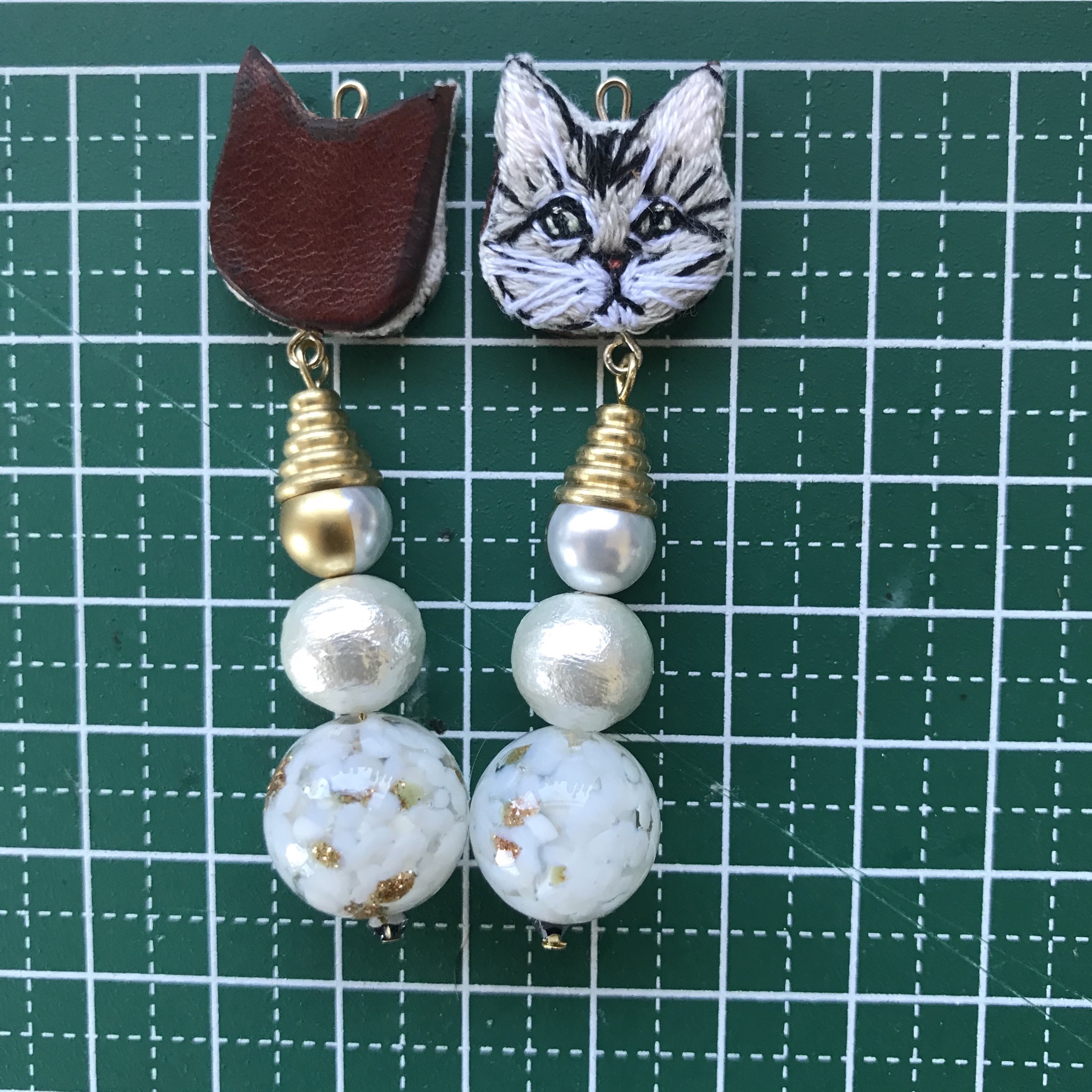 ヴィンテージライクキャット ピアスの画像3