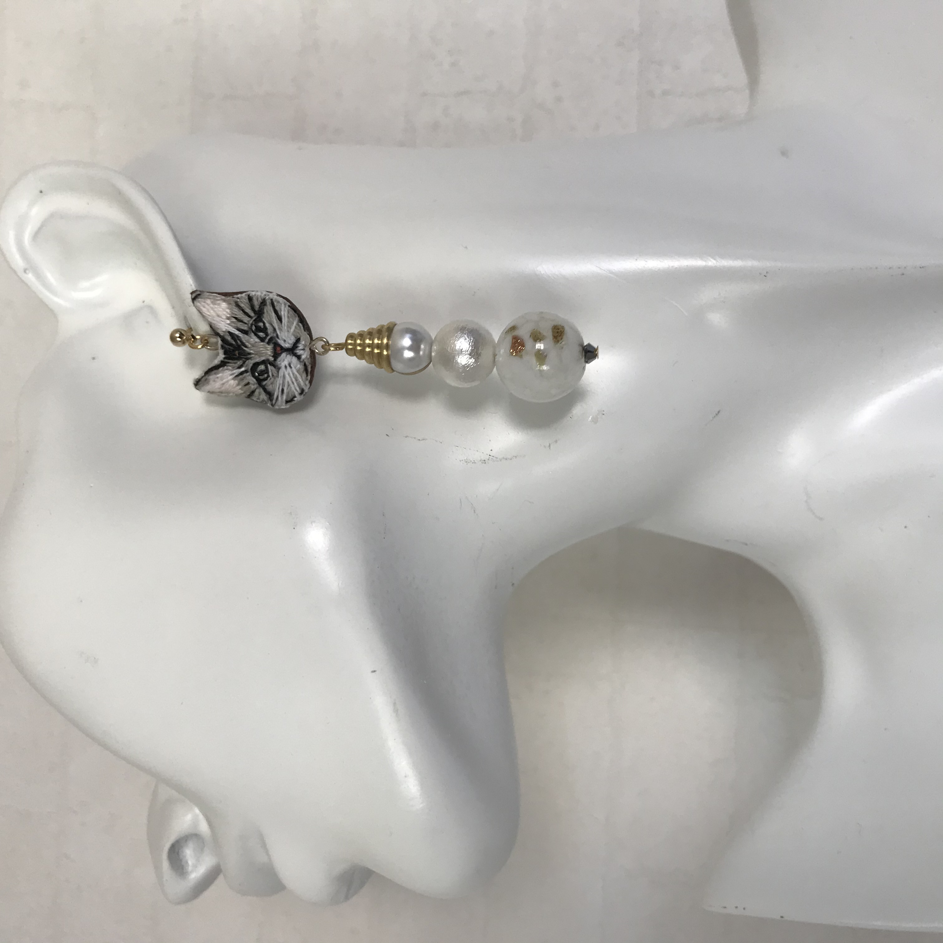 ヴィンテージライクキャット ピアスの画像4