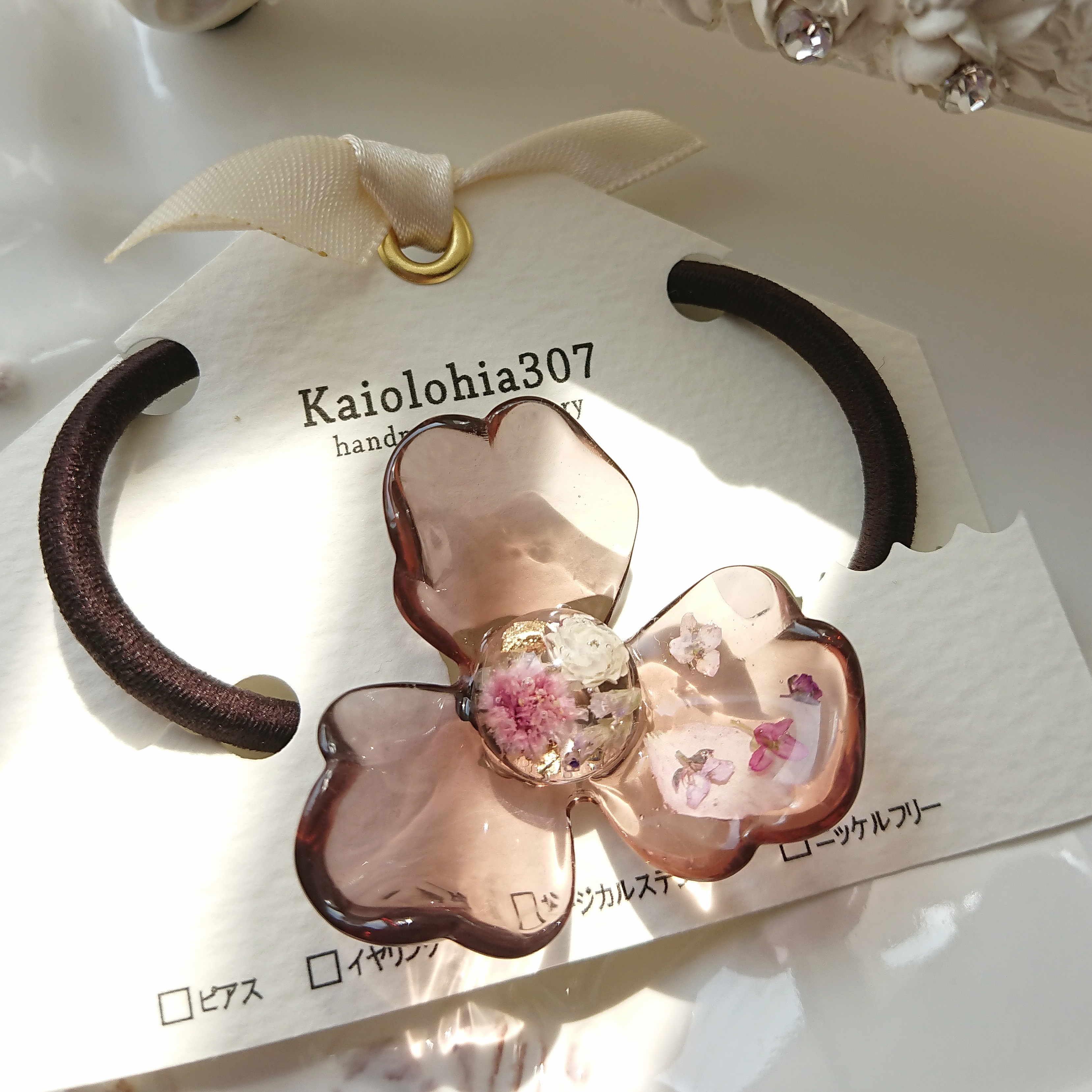 ヘアゴム❁カシスティーの画像2