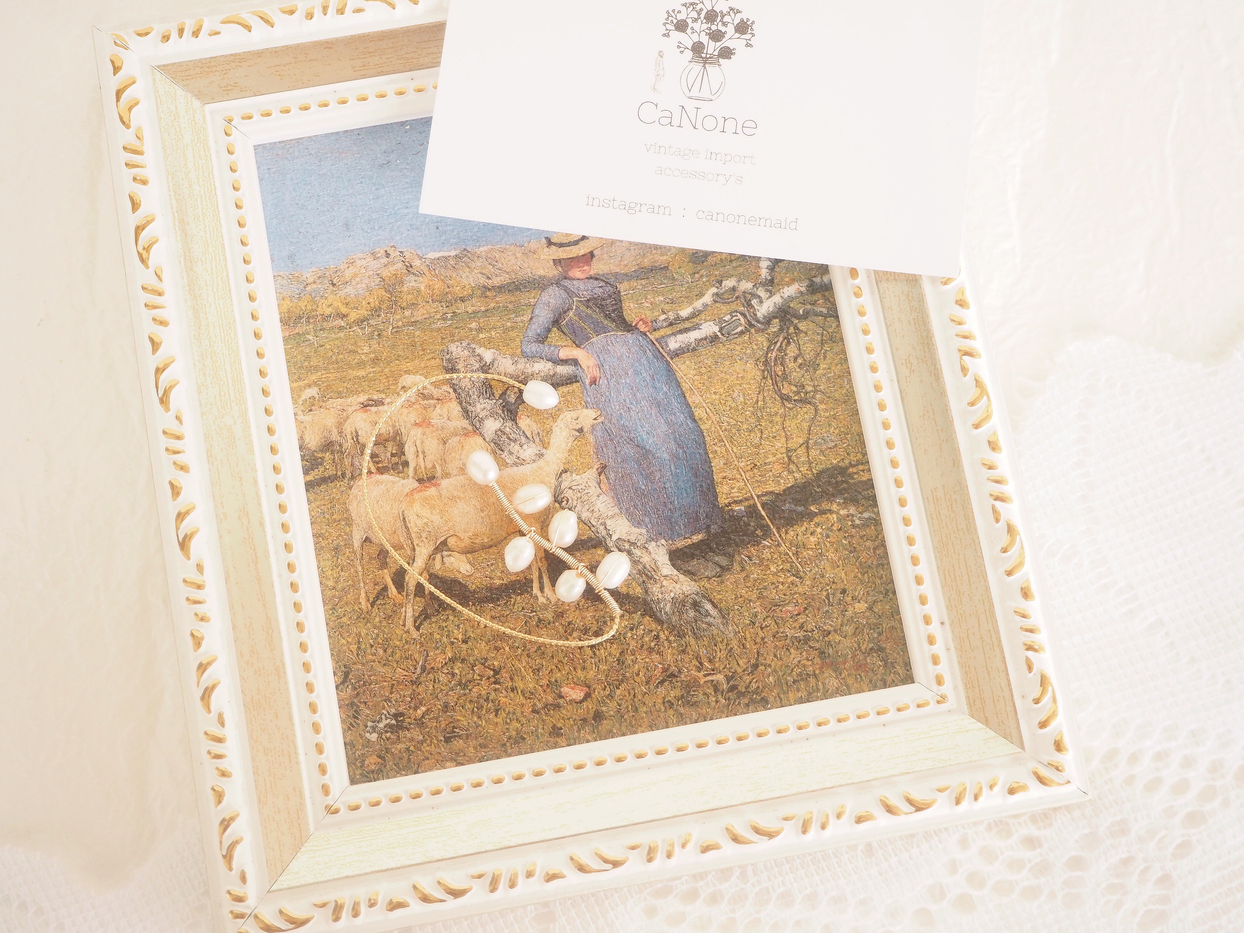 pearl leaf earcuffの画像2