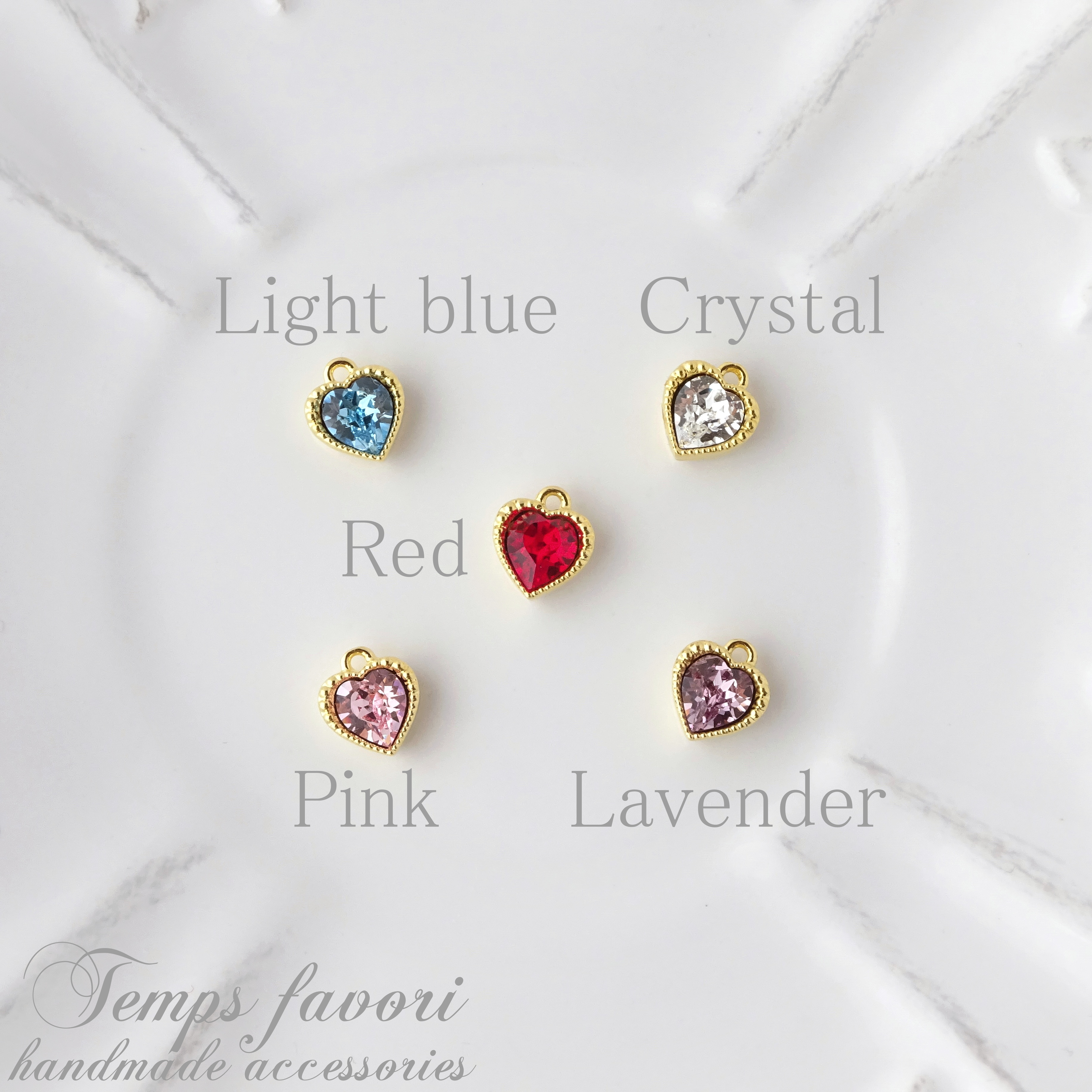 【2点セット】リボンハートピアス×ネックレスの画像2