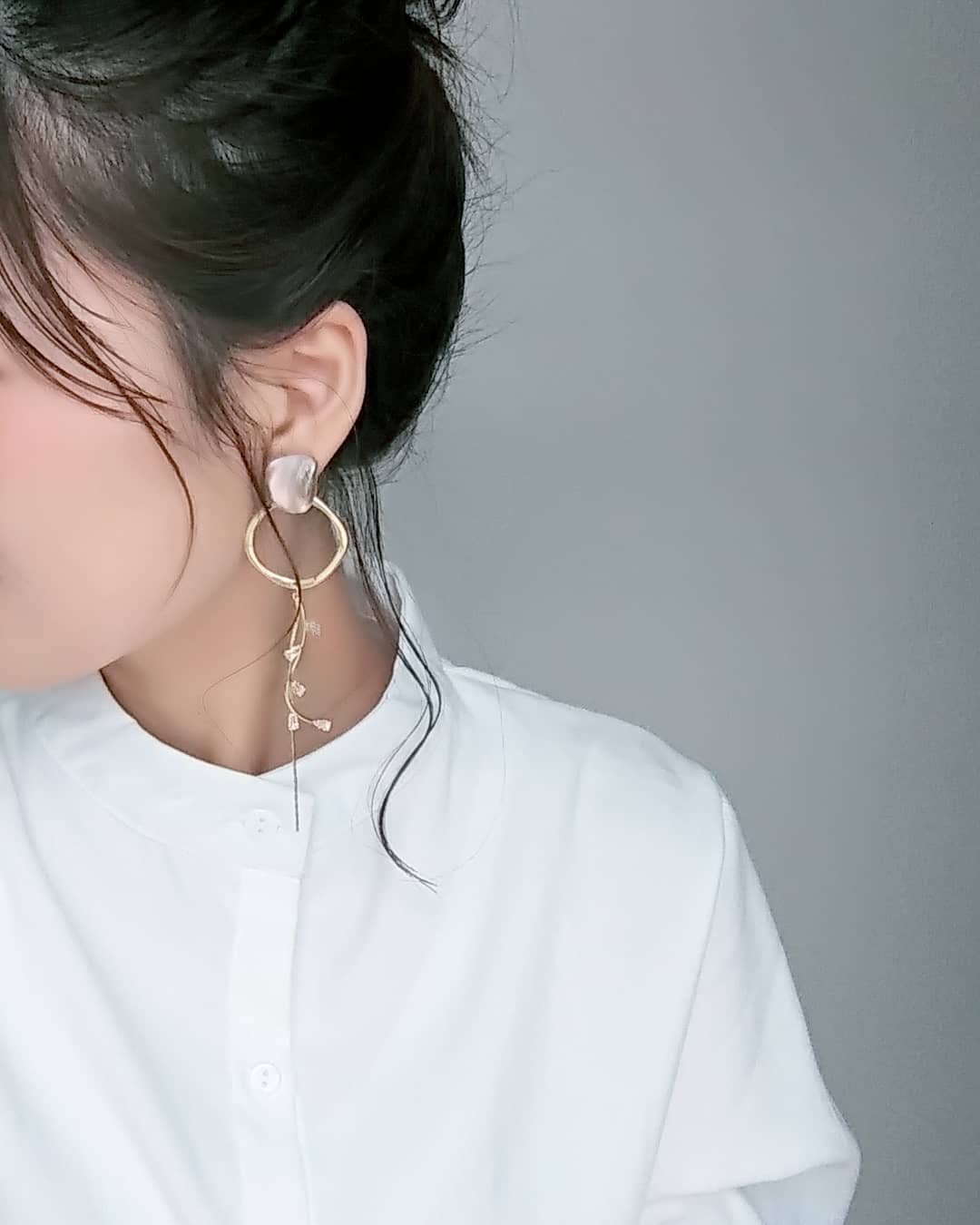 【再販】Brown natural shell ringの画像3