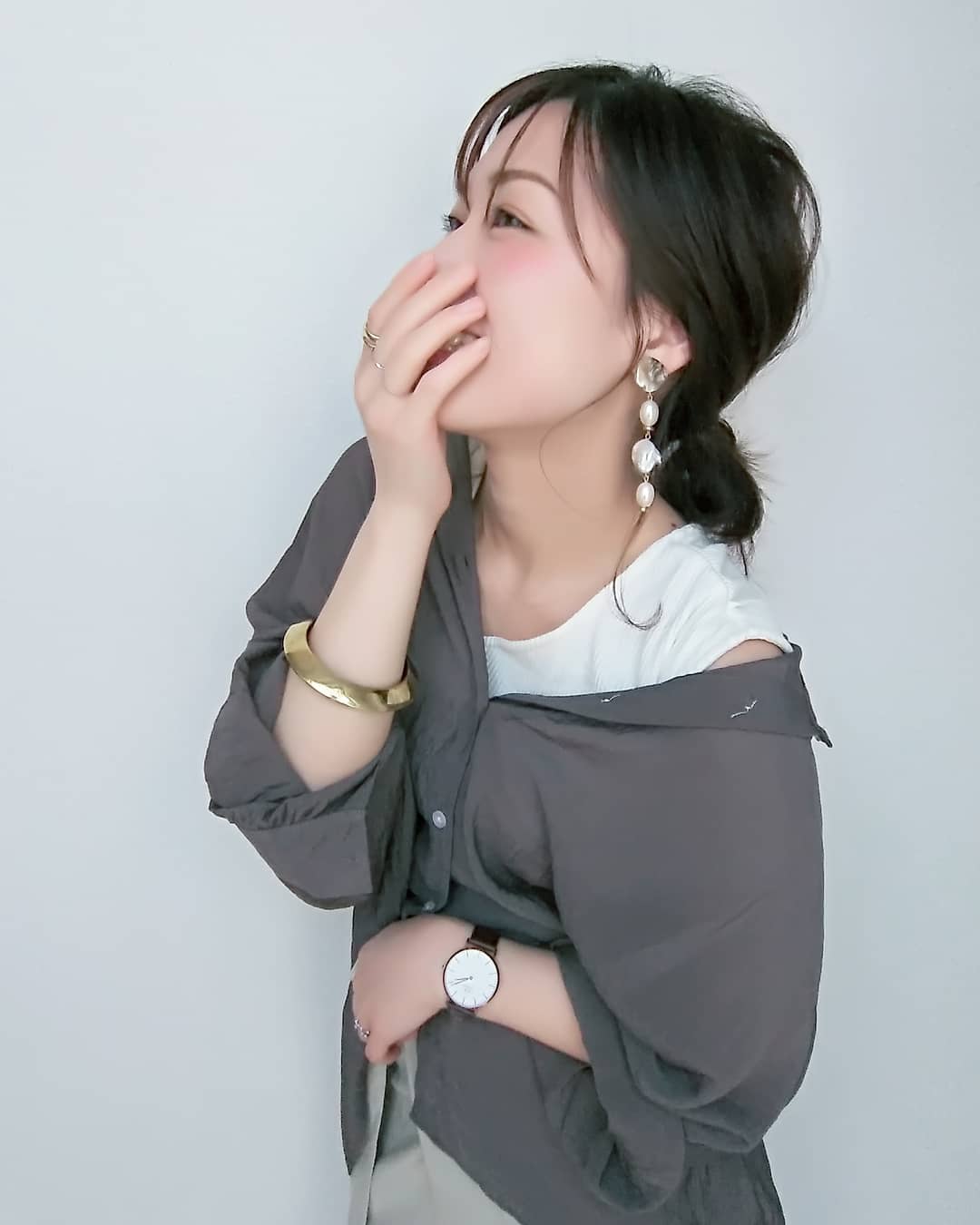 【再販】Brown natural shell perlの画像2