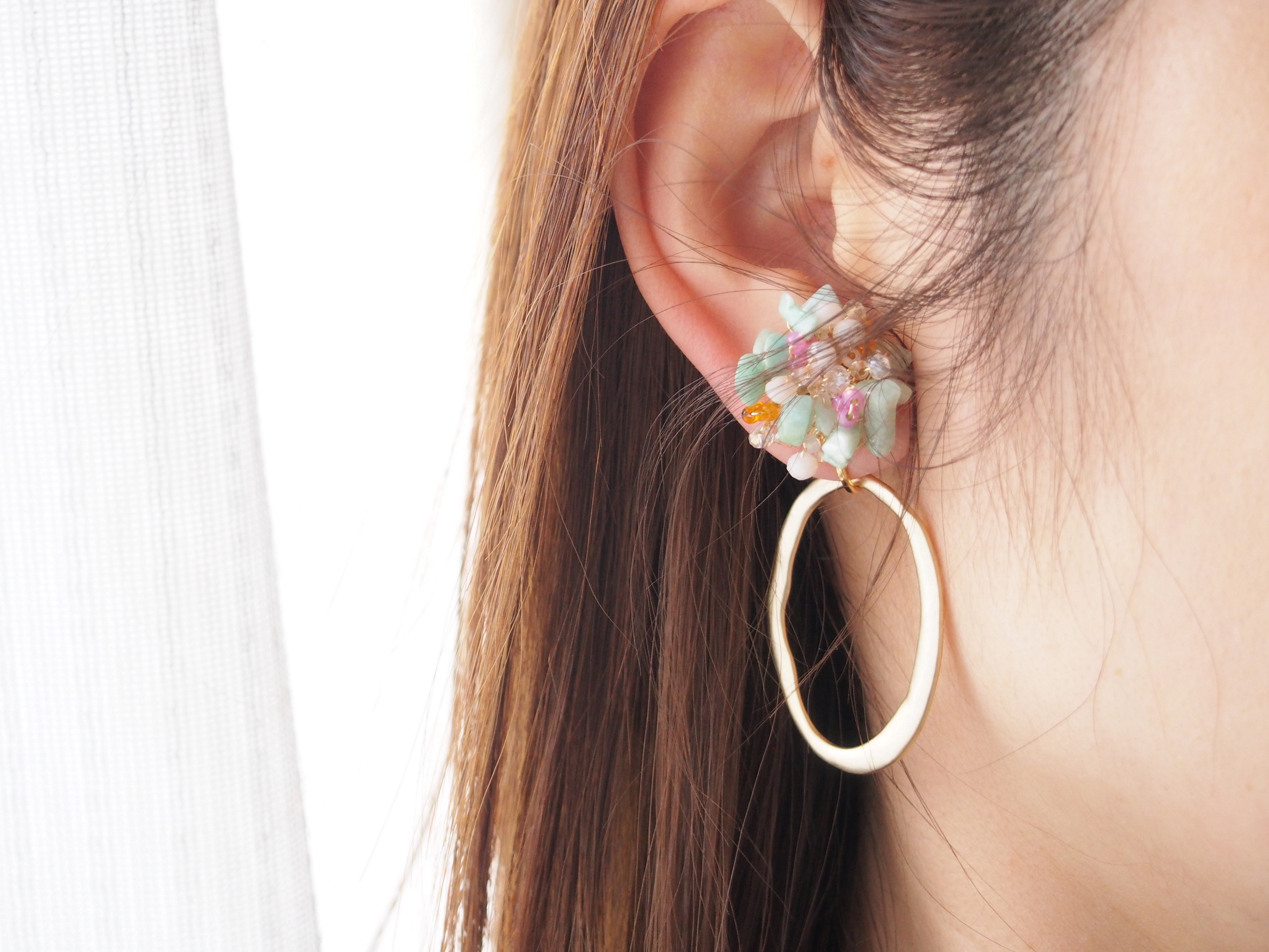 bloom showerピアス/イヤリング(crystal)の画像3