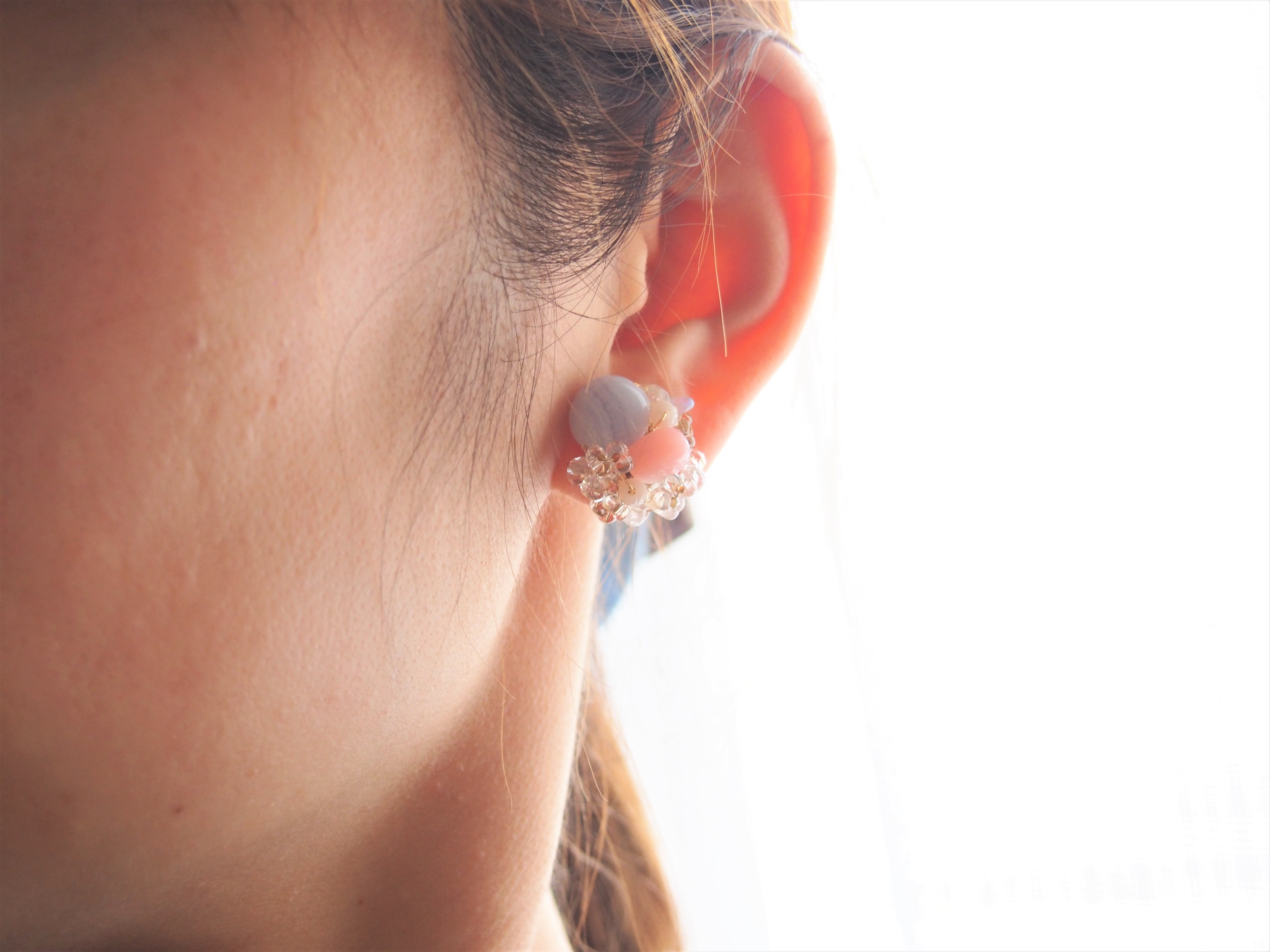 asymmetry flowerピアス/イヤリングの画像2