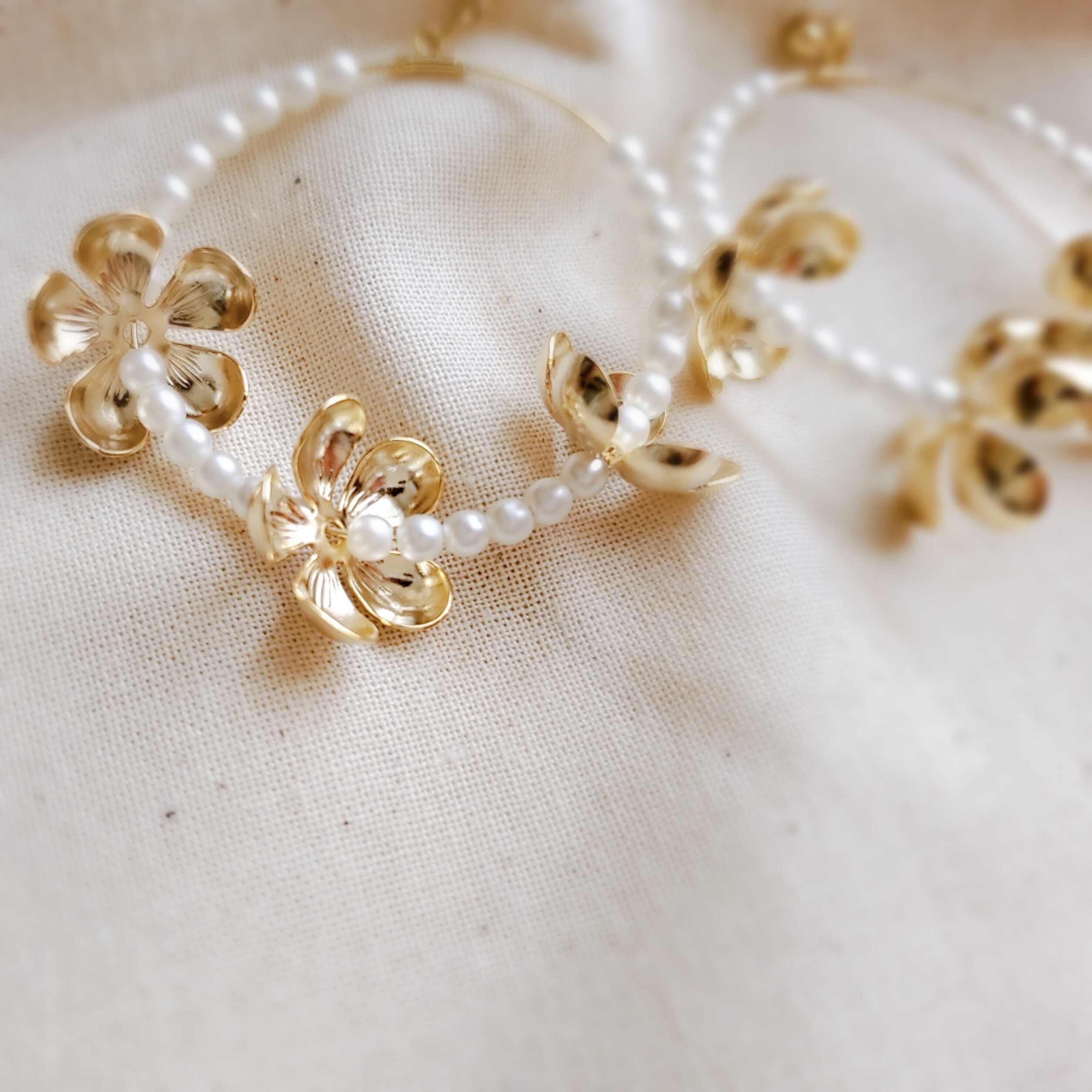 #10138 パールフラワーフープの画像2