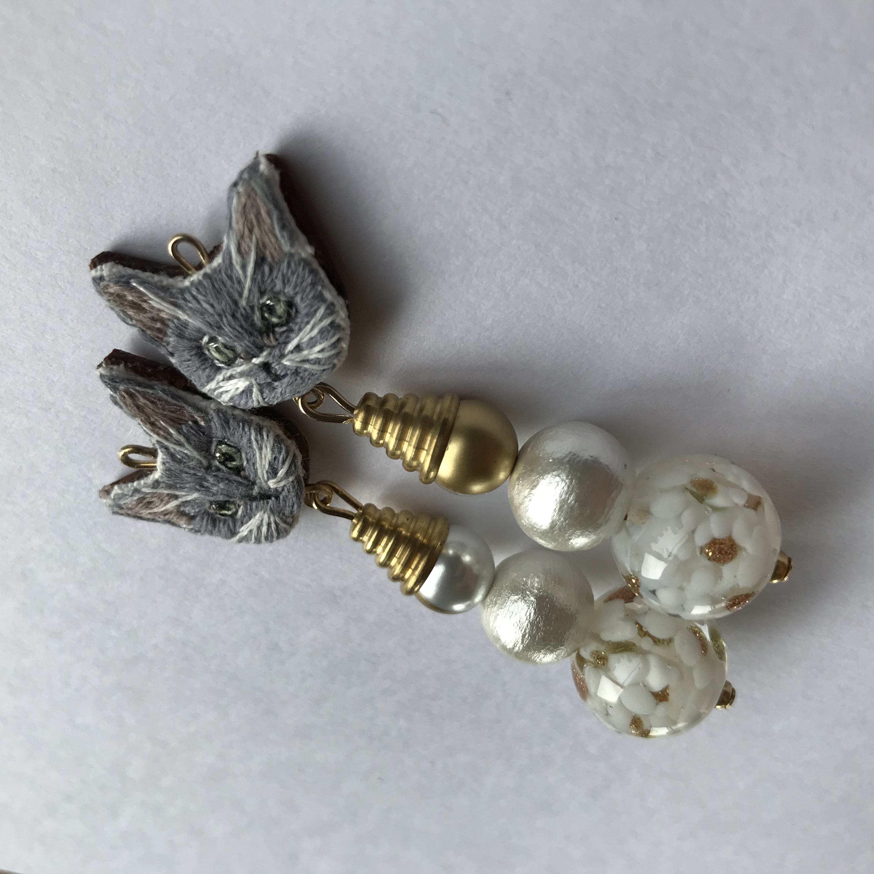 ヴィンテージライクキャット ピアスの画像2