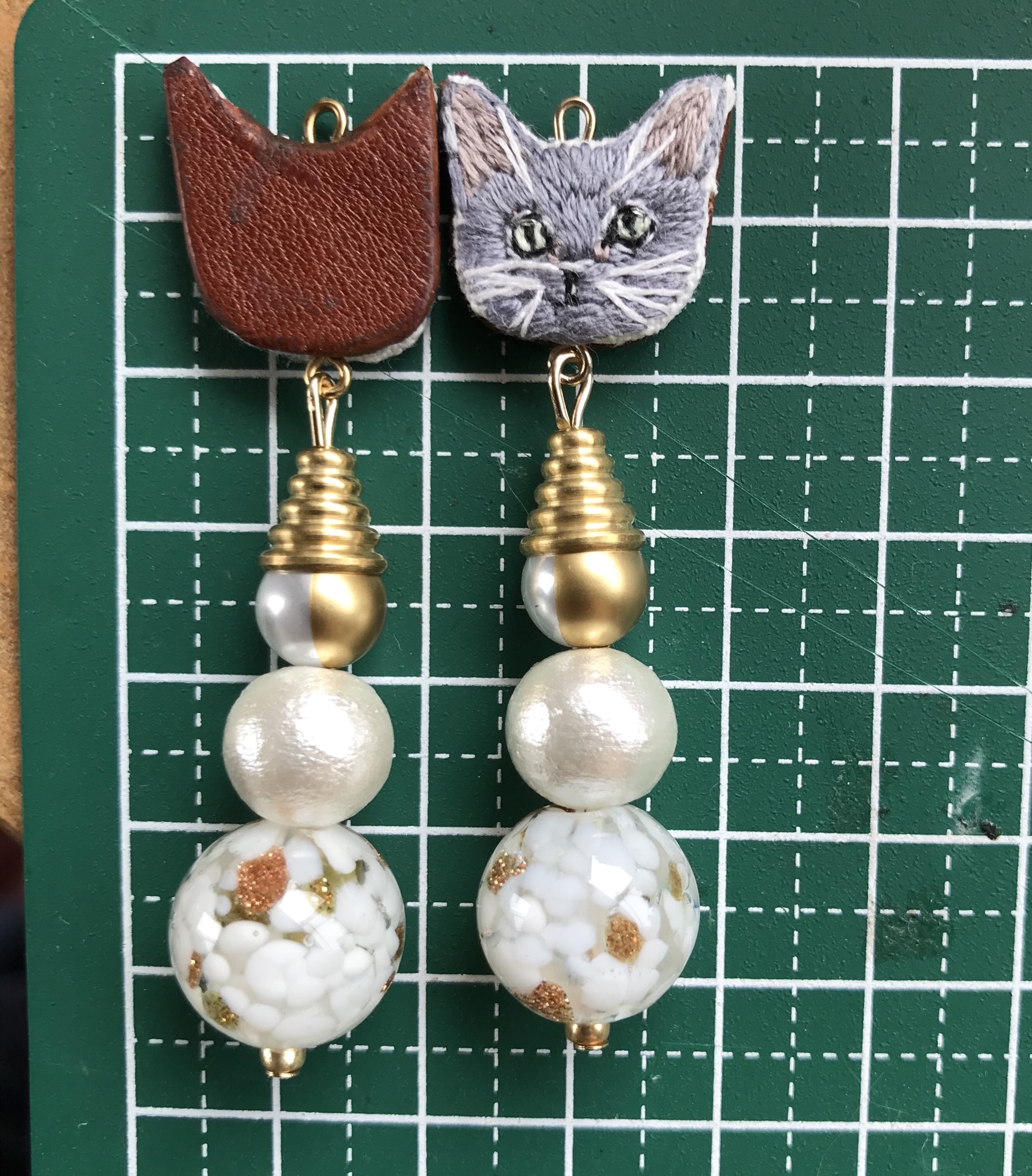 ヴィンテージライクキャット ピアスの画像3