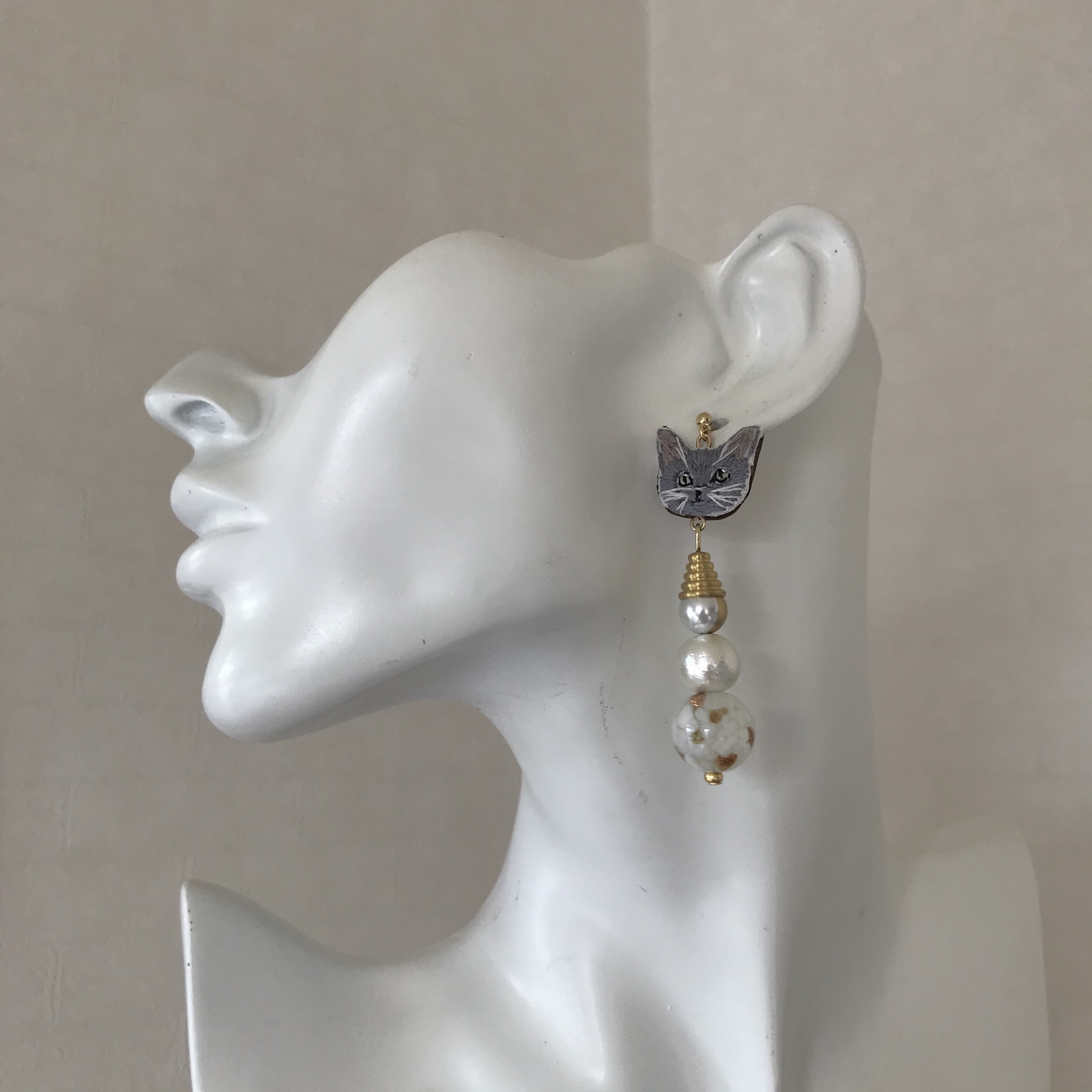 ヴィンテージライクキャット ピアスの画像4